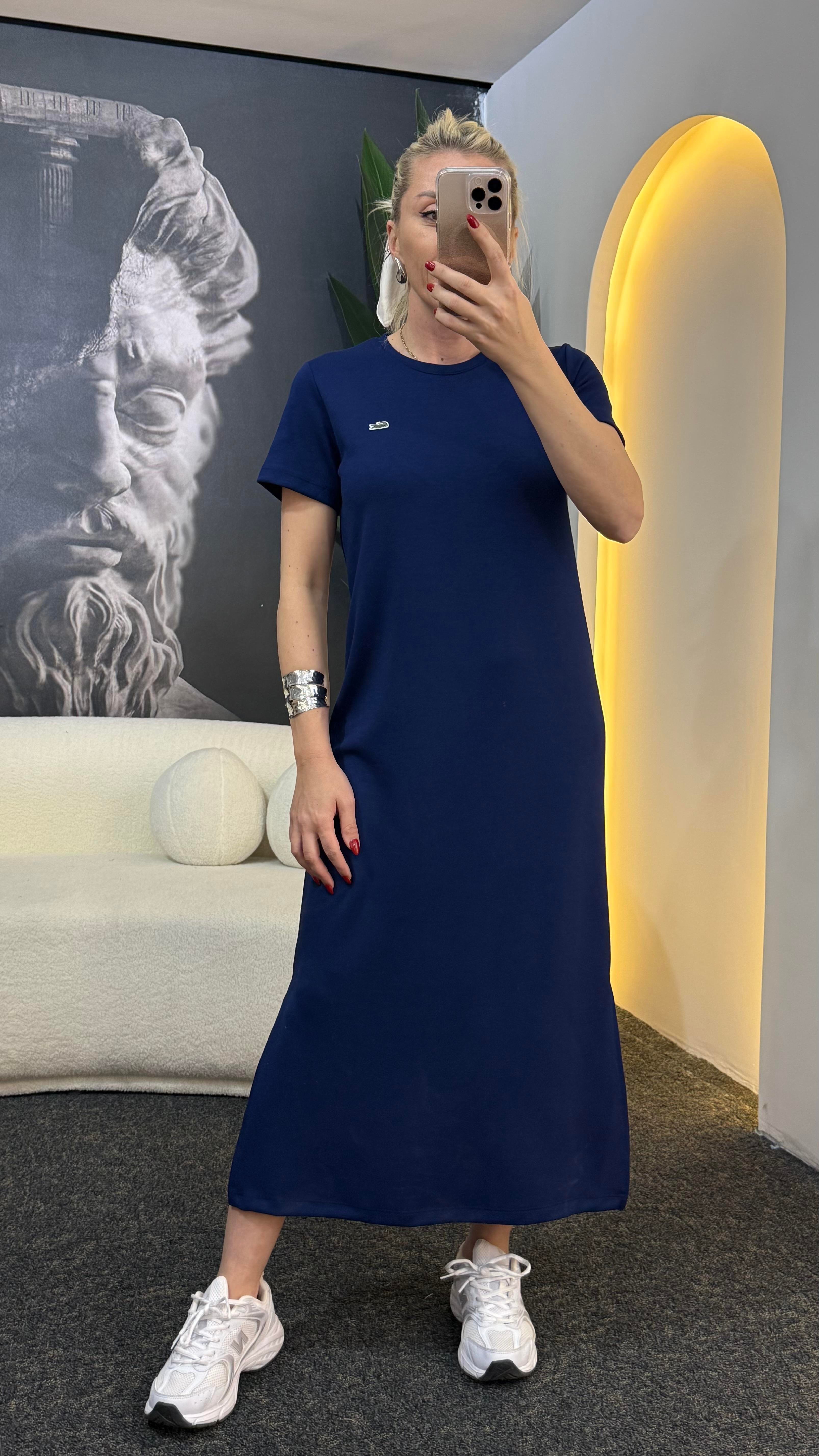 VİOSE LACİVERT ELBİSE