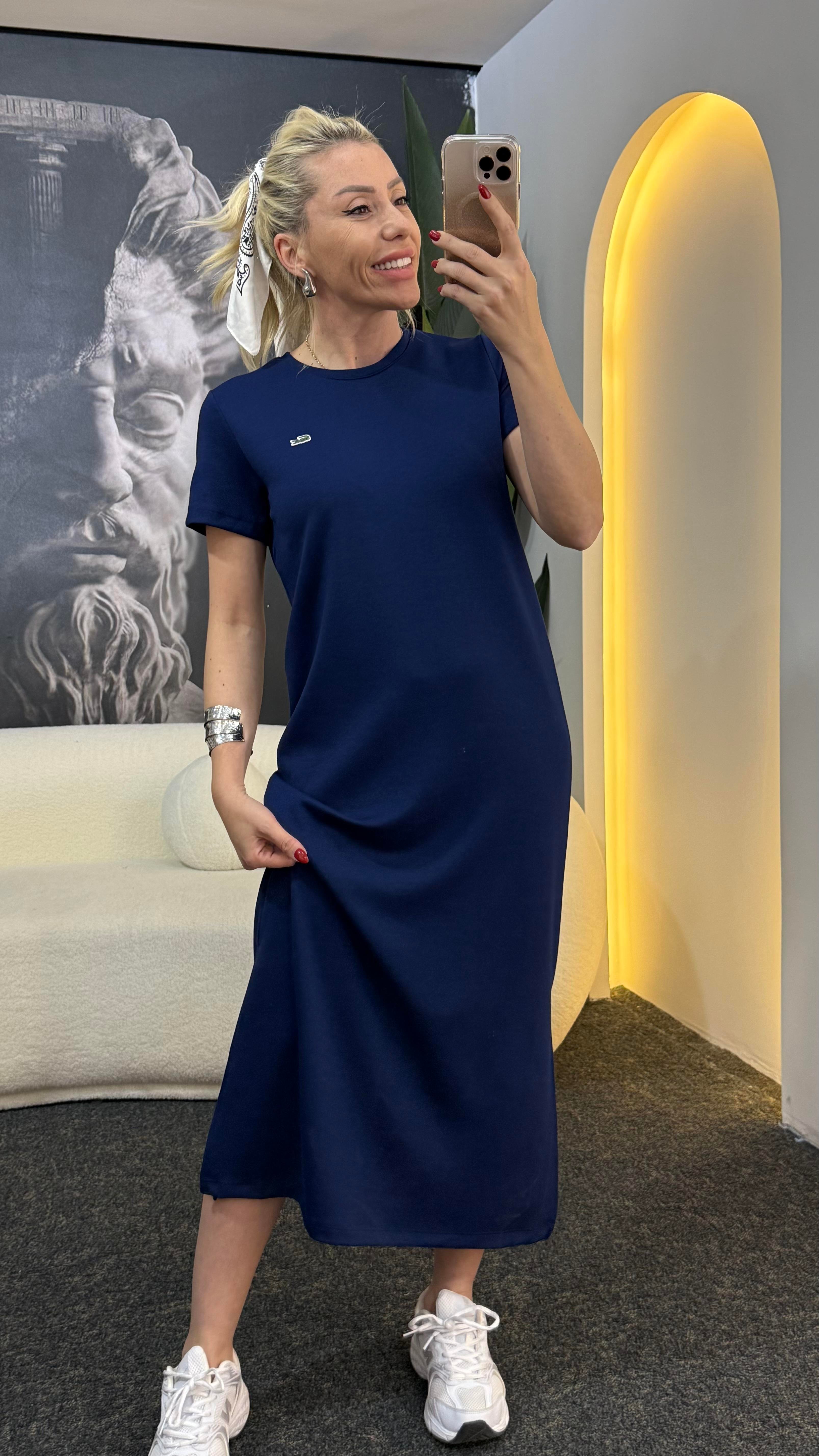 VİOSE LACİVERT ELBİSE