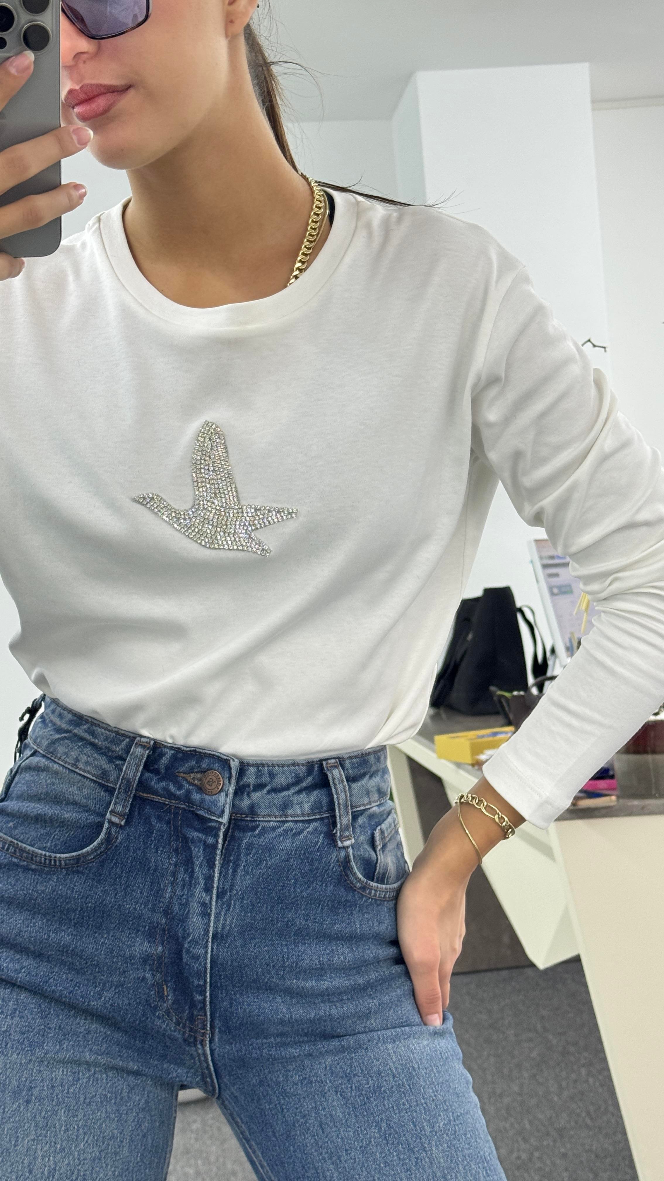 WAYLON BEYAZ SWEATSHIRT