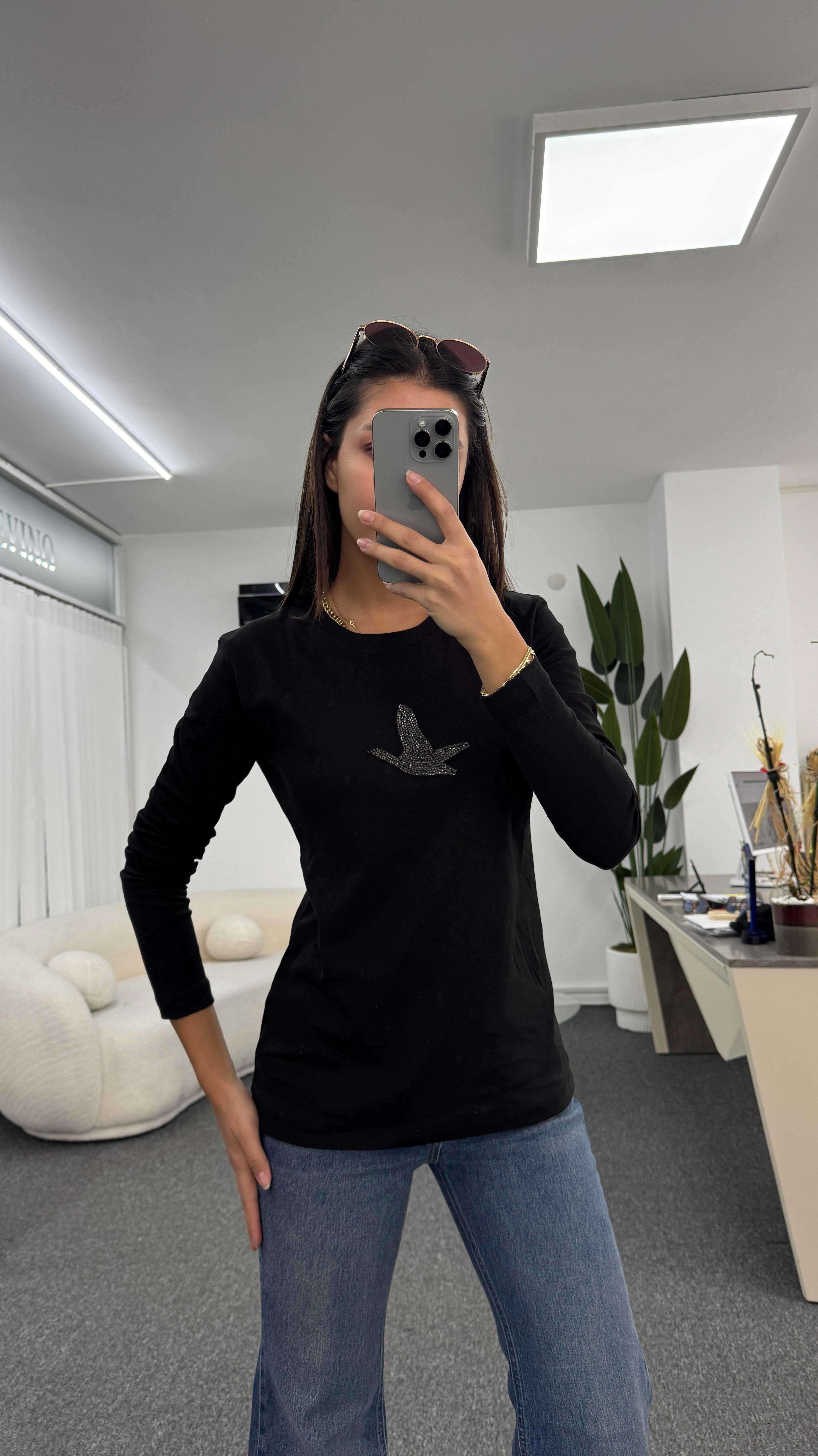 WAYLON SİYAH SWEATSHIRT