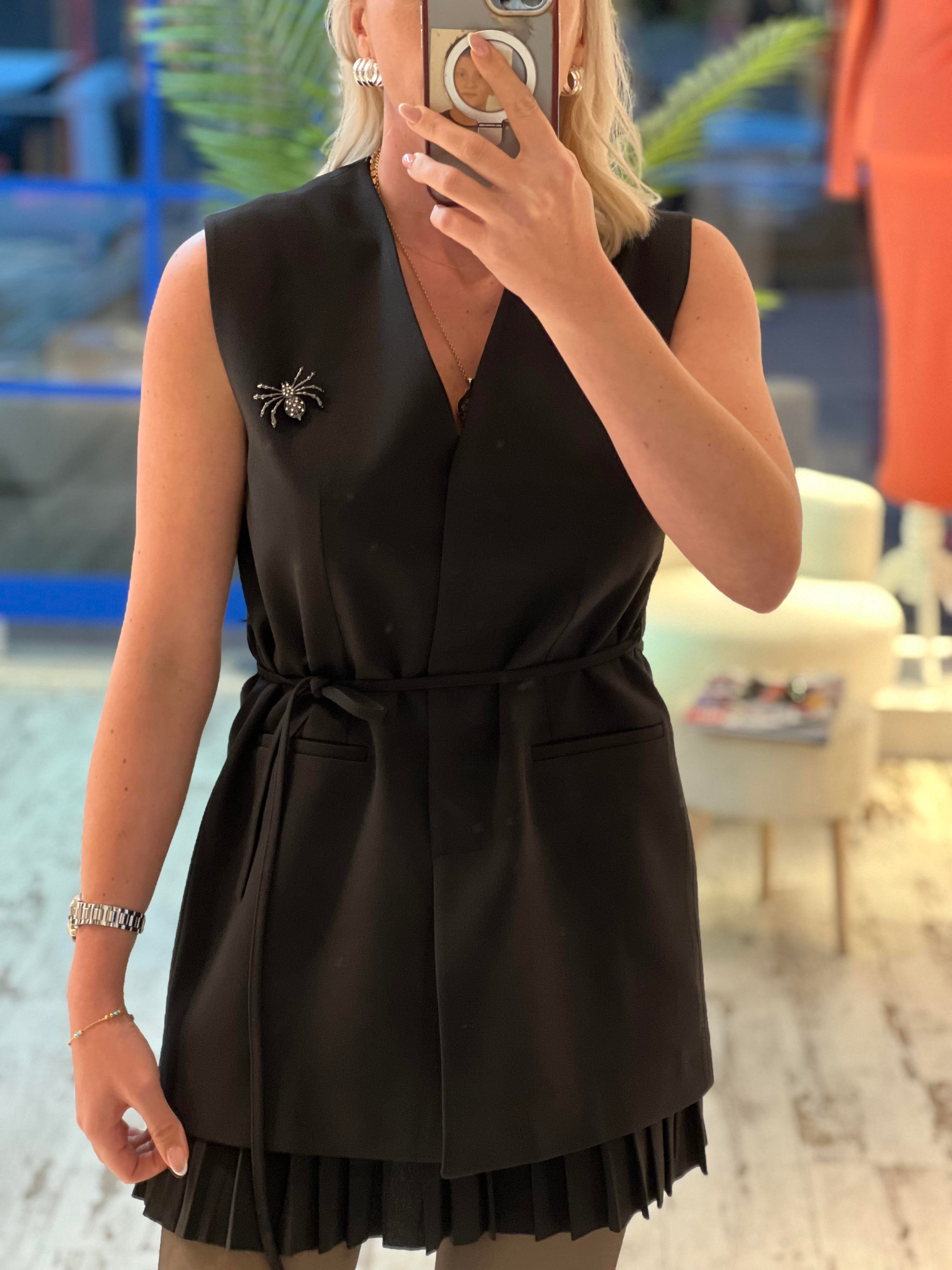 WERYT BRONŞLU SİYAH YELEK 