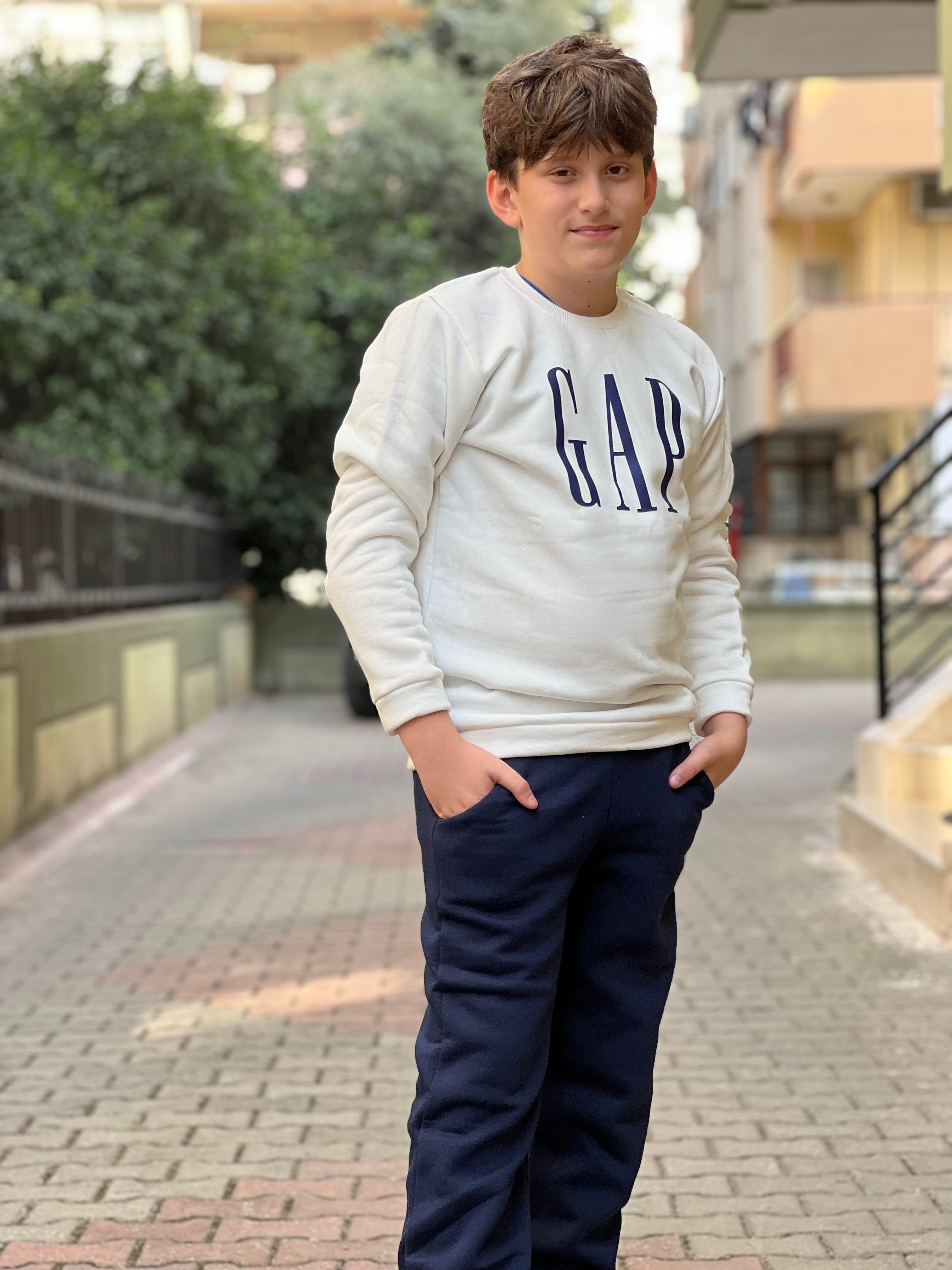 WET  BEYAZ SWETSHIRT