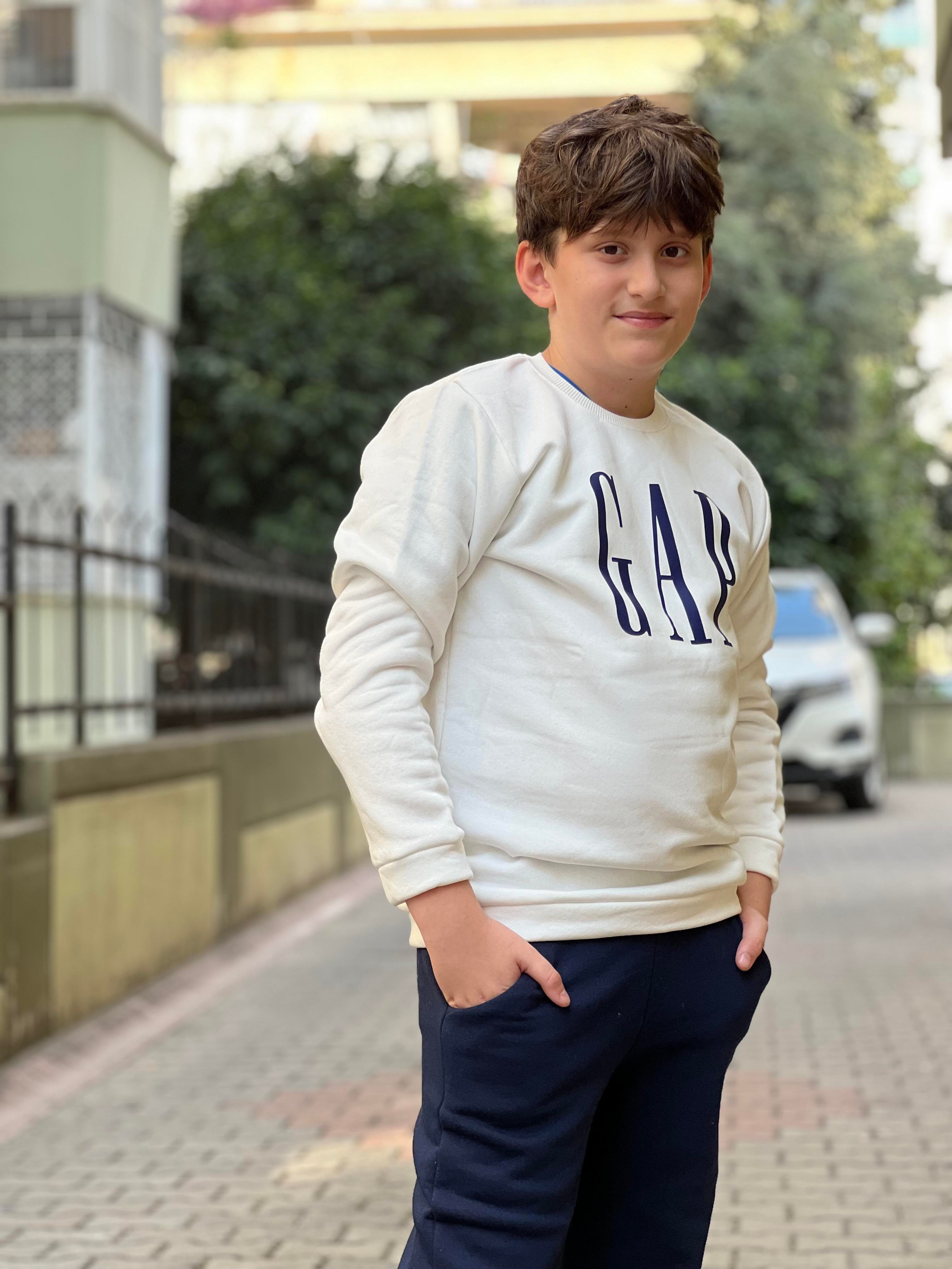 WET  BEYAZ SWETSHIRT