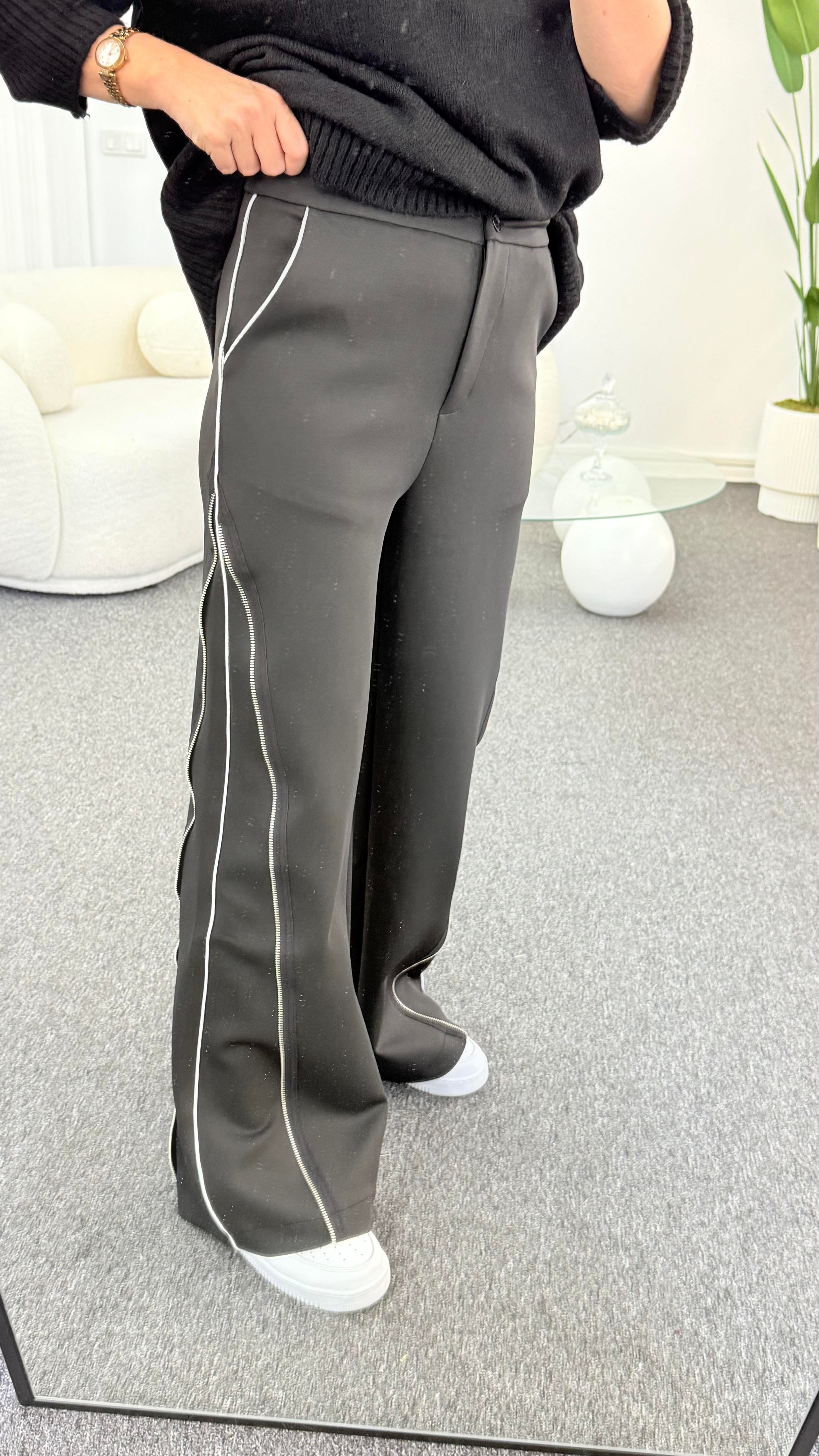 YESENİA FERMUAR DETAYLI PANTOLON