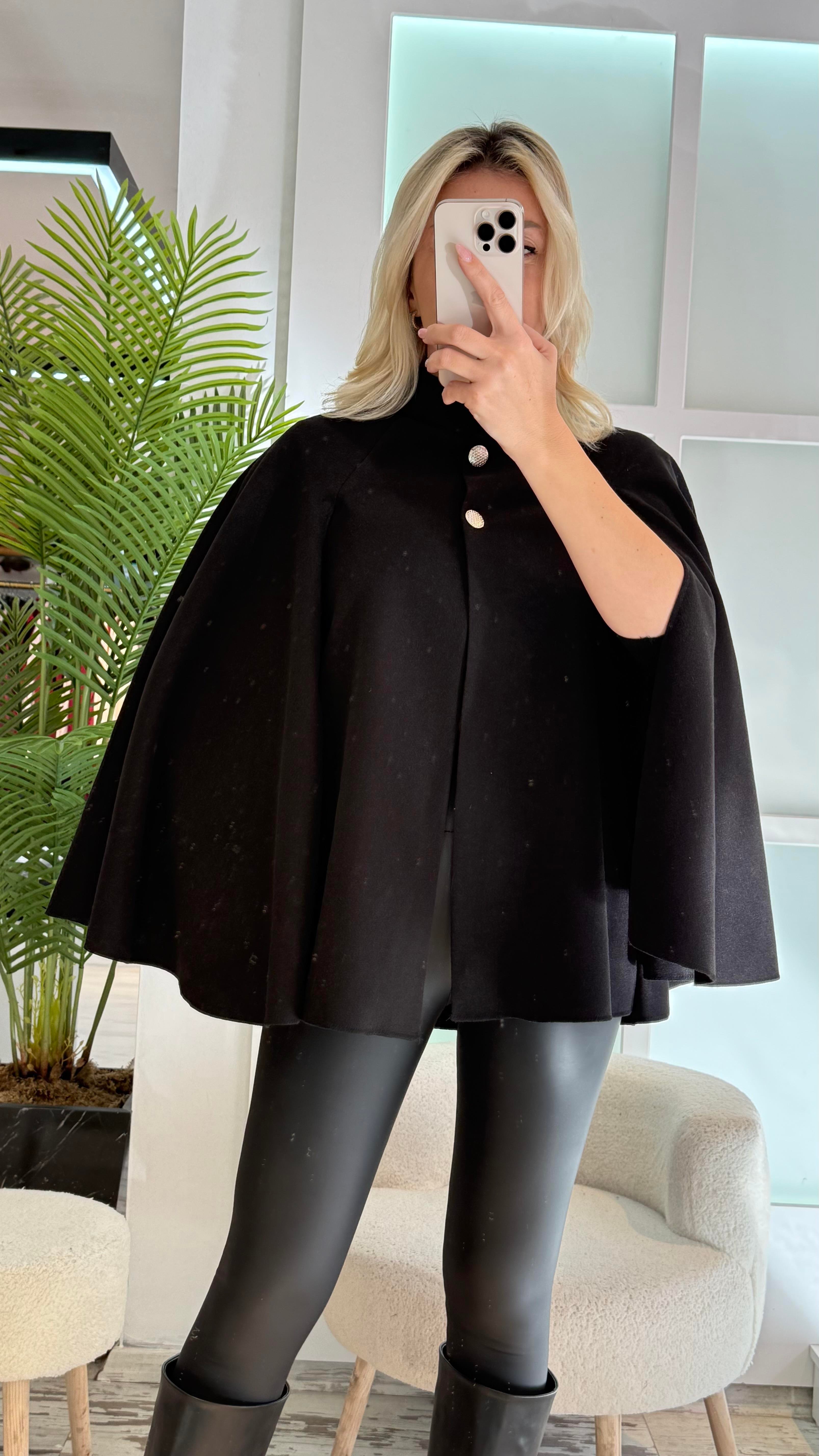 ZELAND SİYAH PANÇO