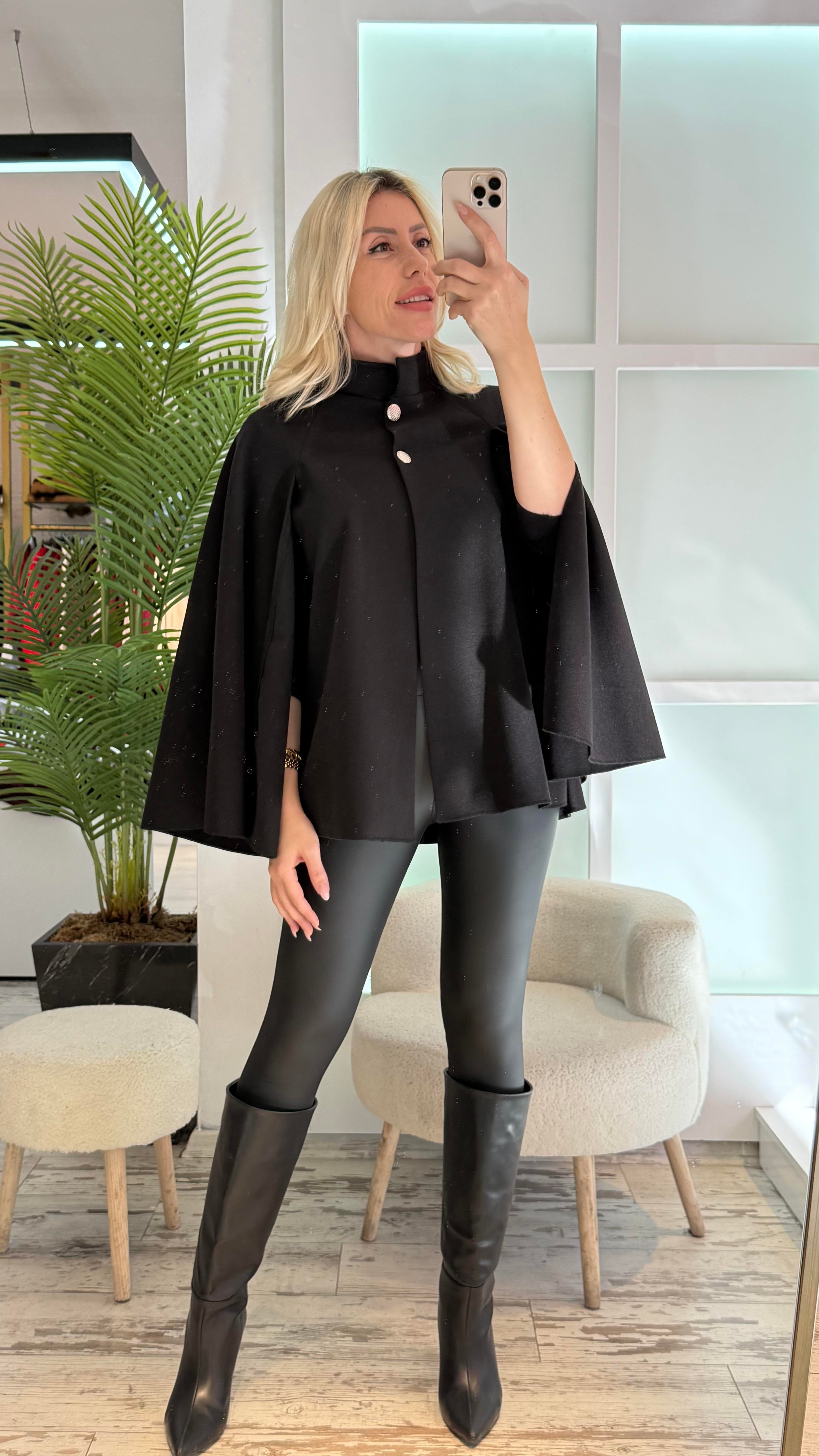 ZELAND SİYAH PANÇO