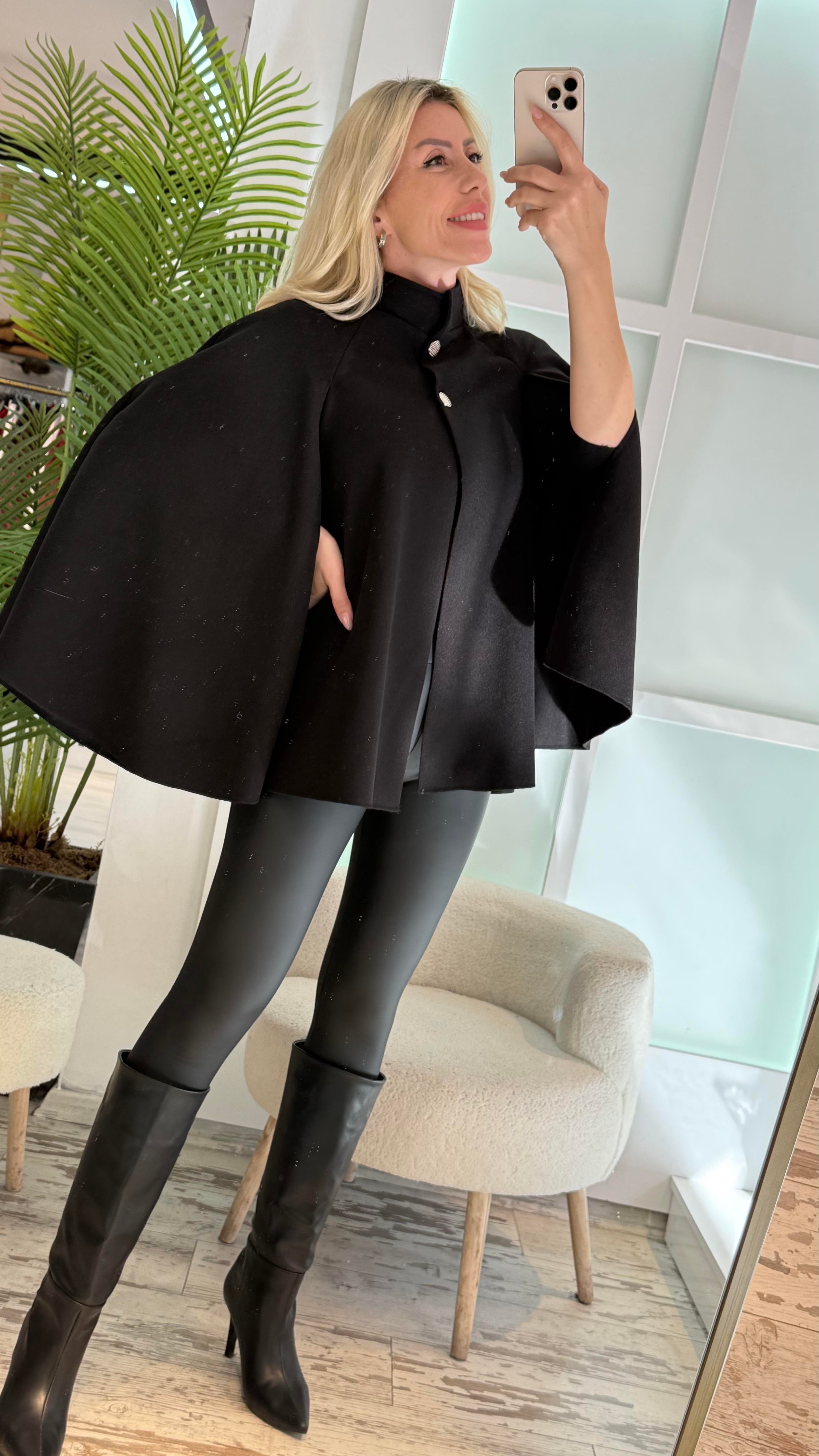 ZELAND SİYAH PANÇO