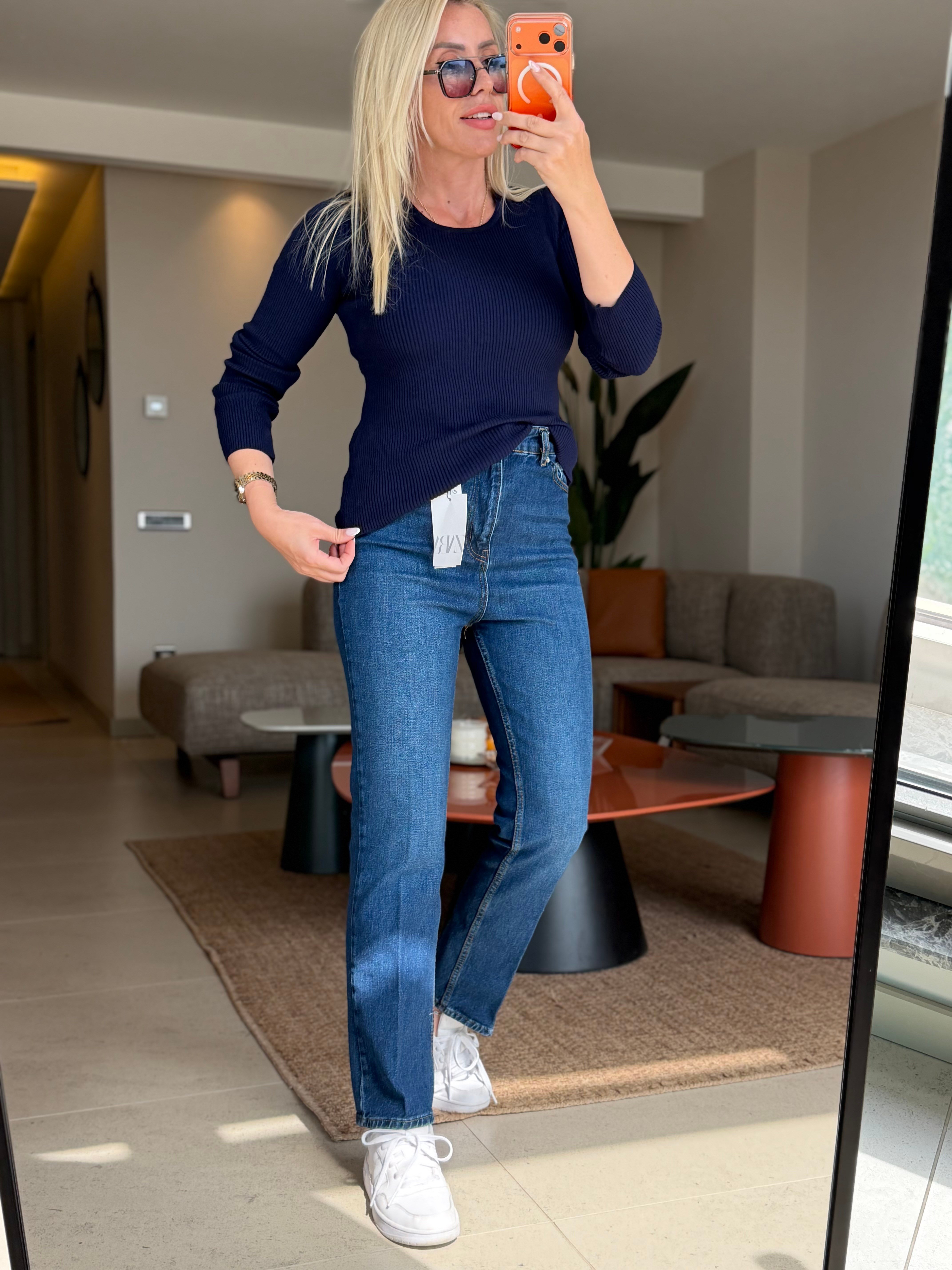 ZENY LACİVERT KAZAK