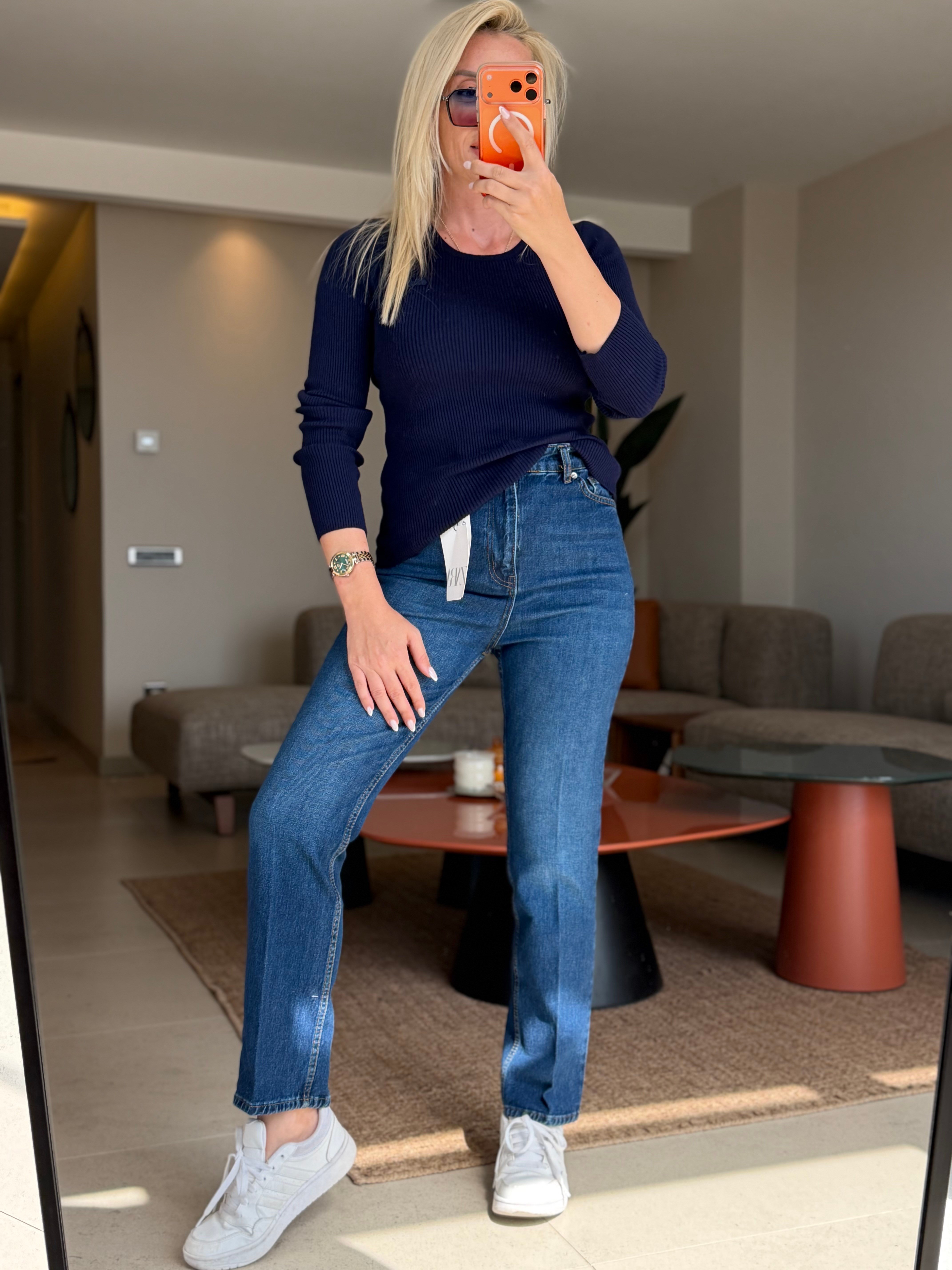 ZENY LACİVERT KAZAK