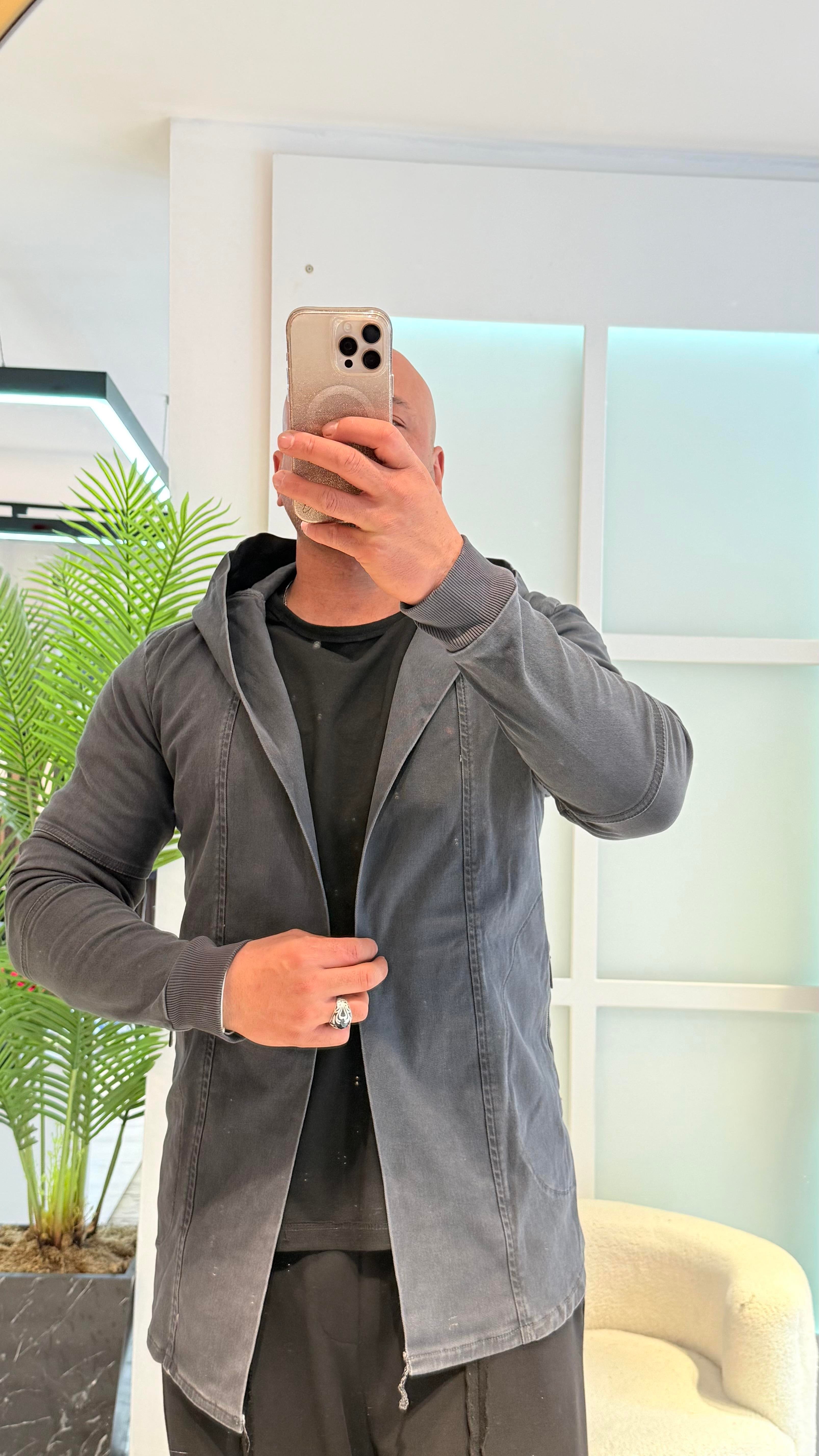 ZOİN ANTRASİT TRENÇ