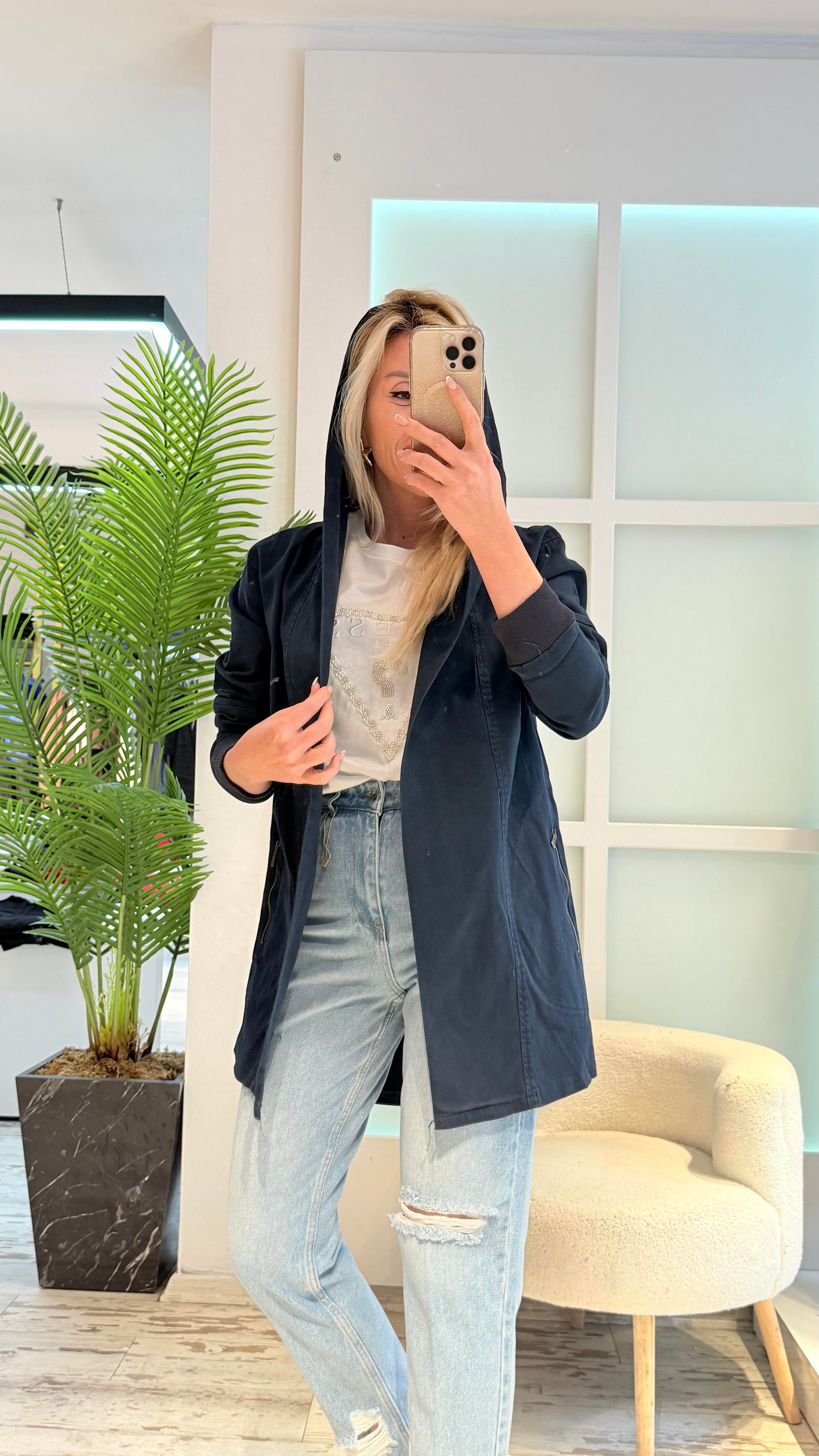 ZOİN LACİVERT TRENÇ