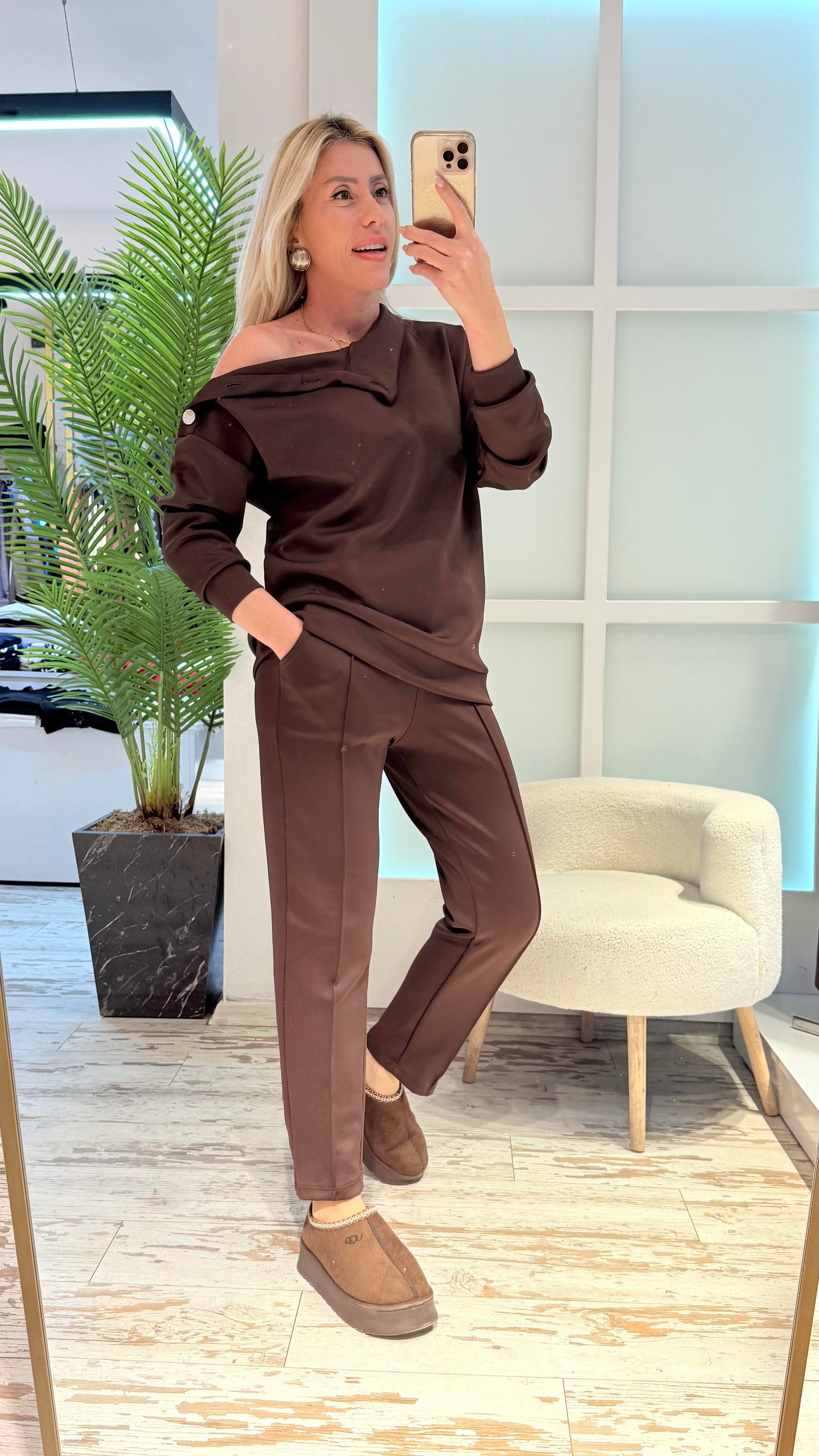 ZONEN OMZU DÜŞÜK KAHVE TAKIM