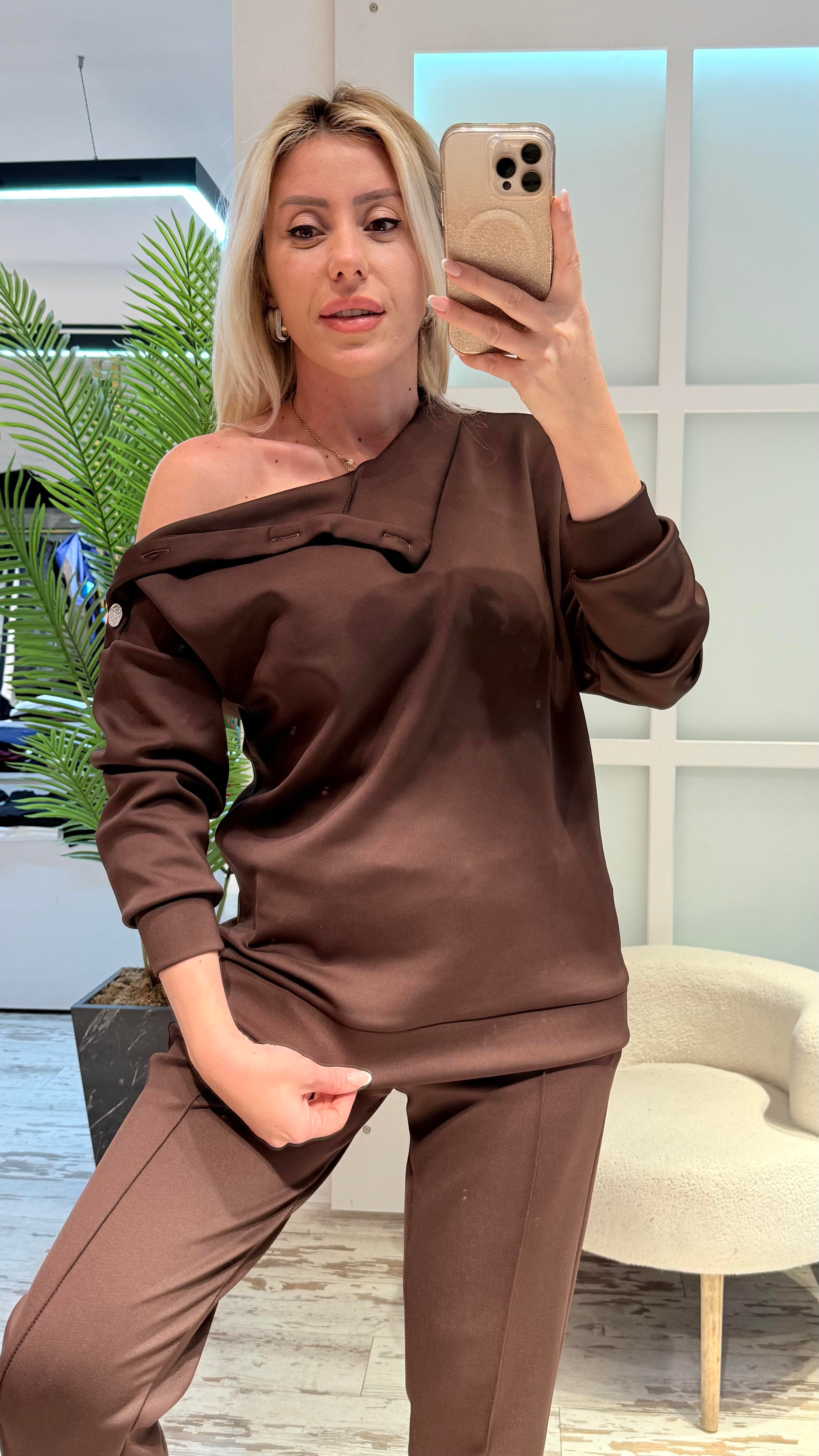 ZONEN OMZU DÜŞÜK KAHVE TAKIM