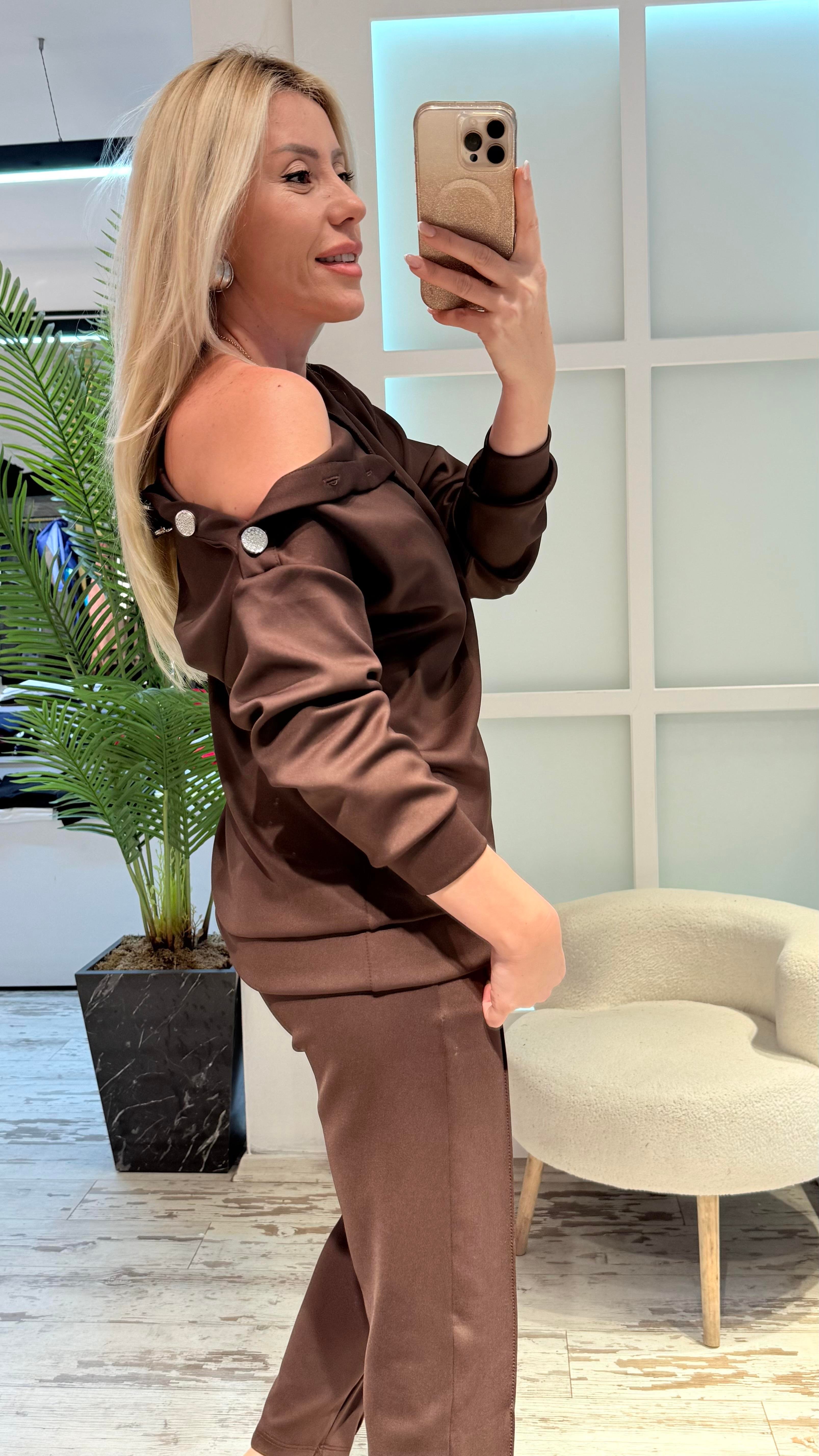 ZONEN OMZU DÜŞÜK KAHVE TAKIM