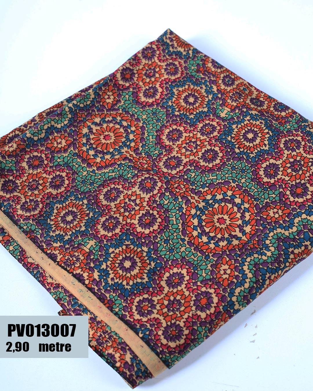 Dar En Pamuk Viskon Parça Kumaş PV013007-3007PV013007