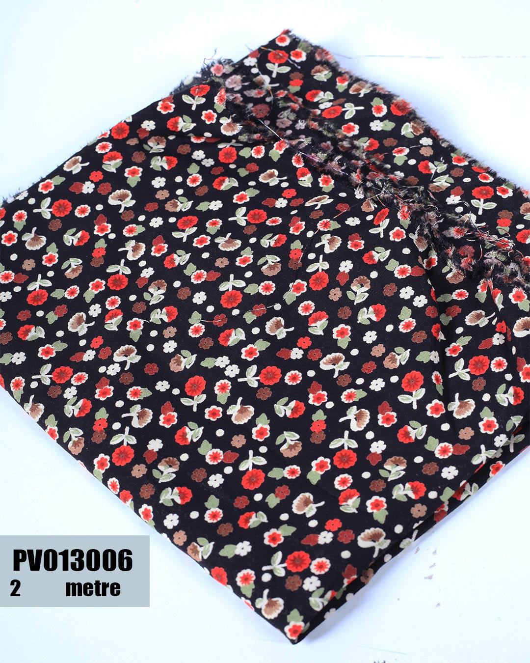 Dar En Pamuk Viskon Parça Kumaş PV013006-3006PV013006