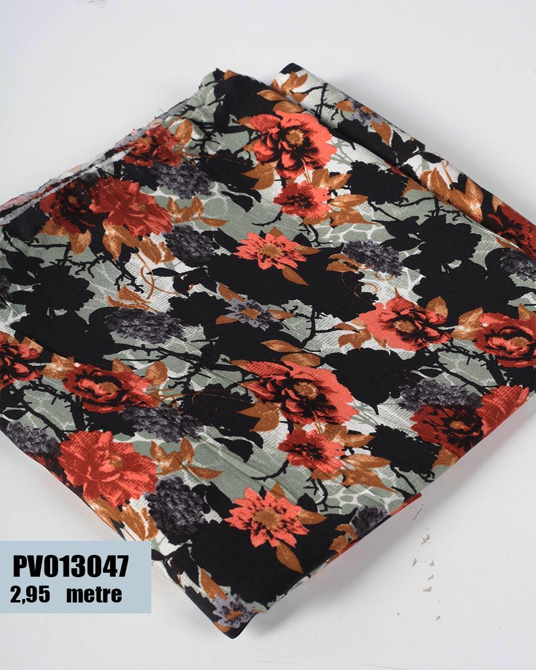 Dar En Pamuk Viskon Parça Kumaş PV013047-3047PV013047