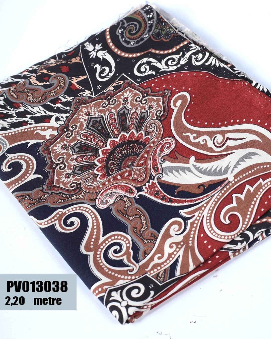 Dar En Pamuk Viskon Parça Kumaş PV013038-3038PV013038