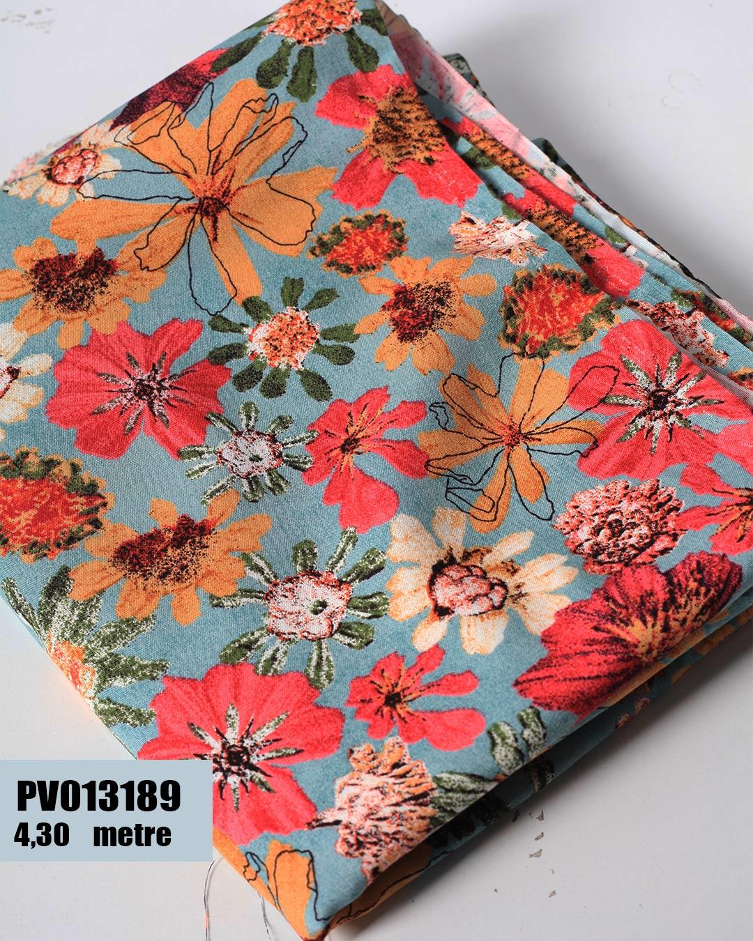 Dar En Pamuk Viskon Parça Kumaş PV013189-3189PV013189