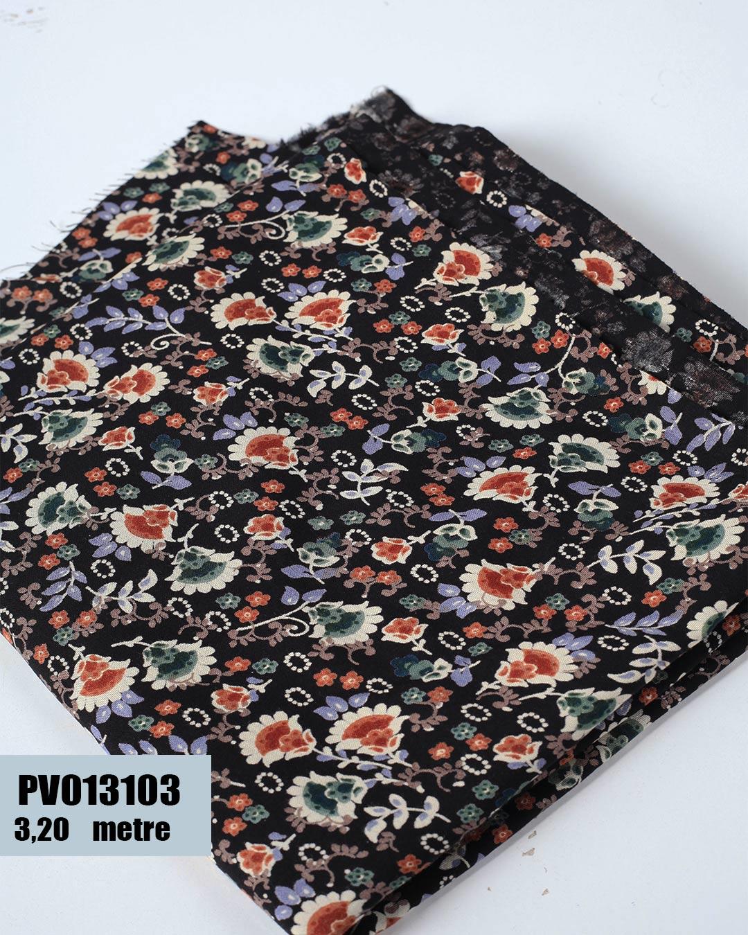 Dar En Pamuk Viskon Parça Kumaş PV013103-3103PV013103