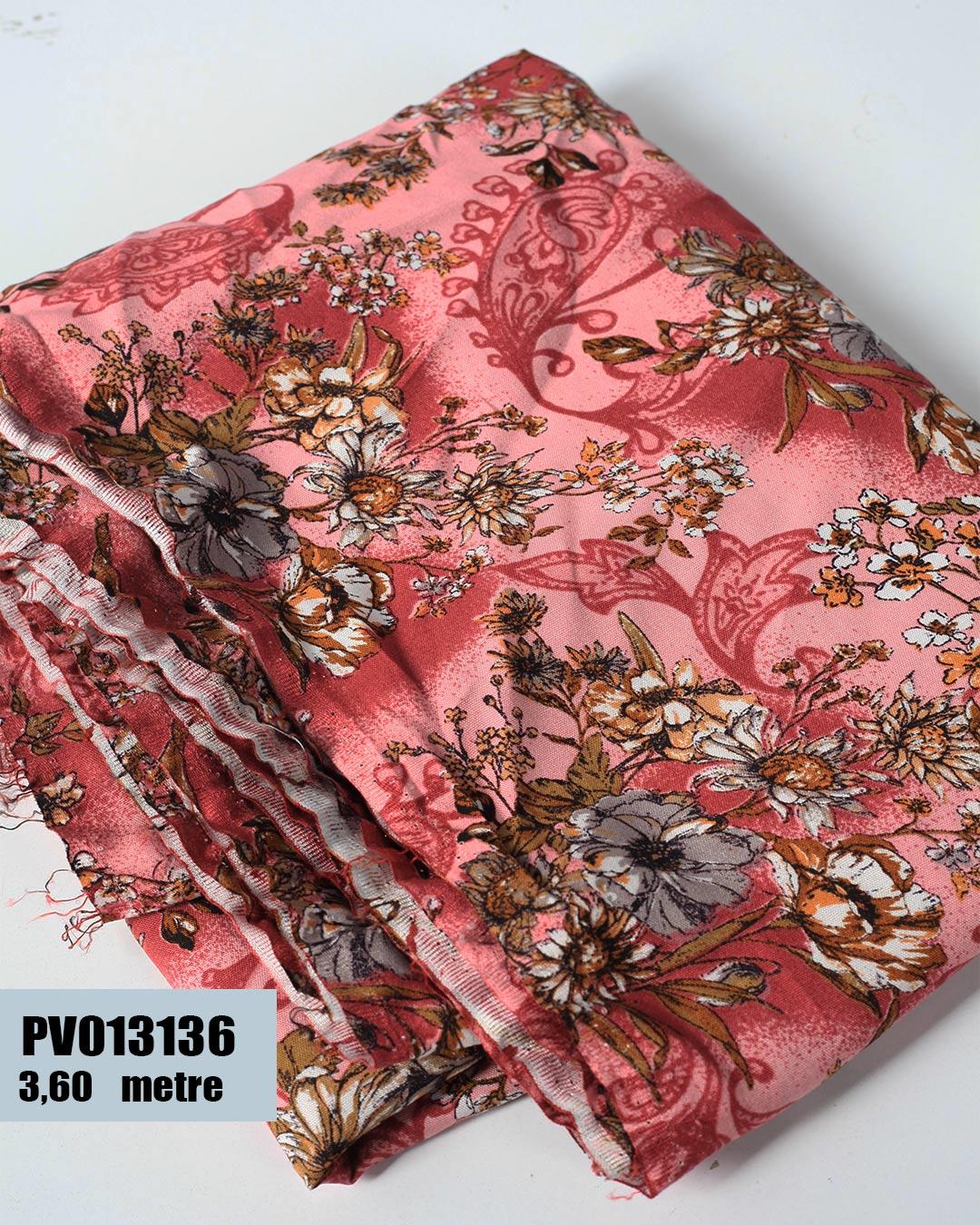 Dar En Pamuk Viskon Parça Kumaş PV013136-3136PV013136