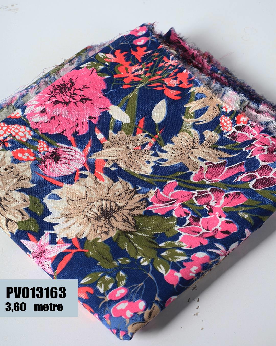 Dar En Pamuk Viskon Parça Kumaş PV013163-3163PV013163