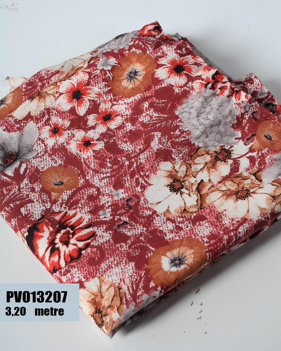 Dar En Pamuk Viskon Parça Kumaş PV013207-3207PV013207