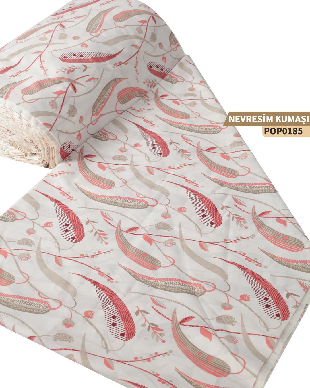 DESENLİ Poplin Nevresim Kumaşı En 240 cm-POP0185-85POP0185