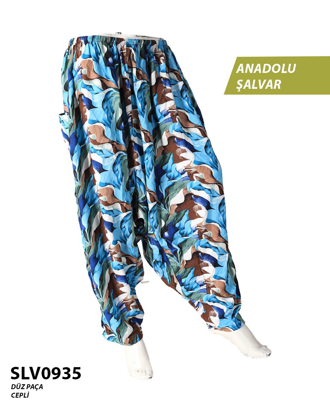 Viskon Düz Palça Anadolu Şalvar (Cepli) SLV0935-11703SLV0935