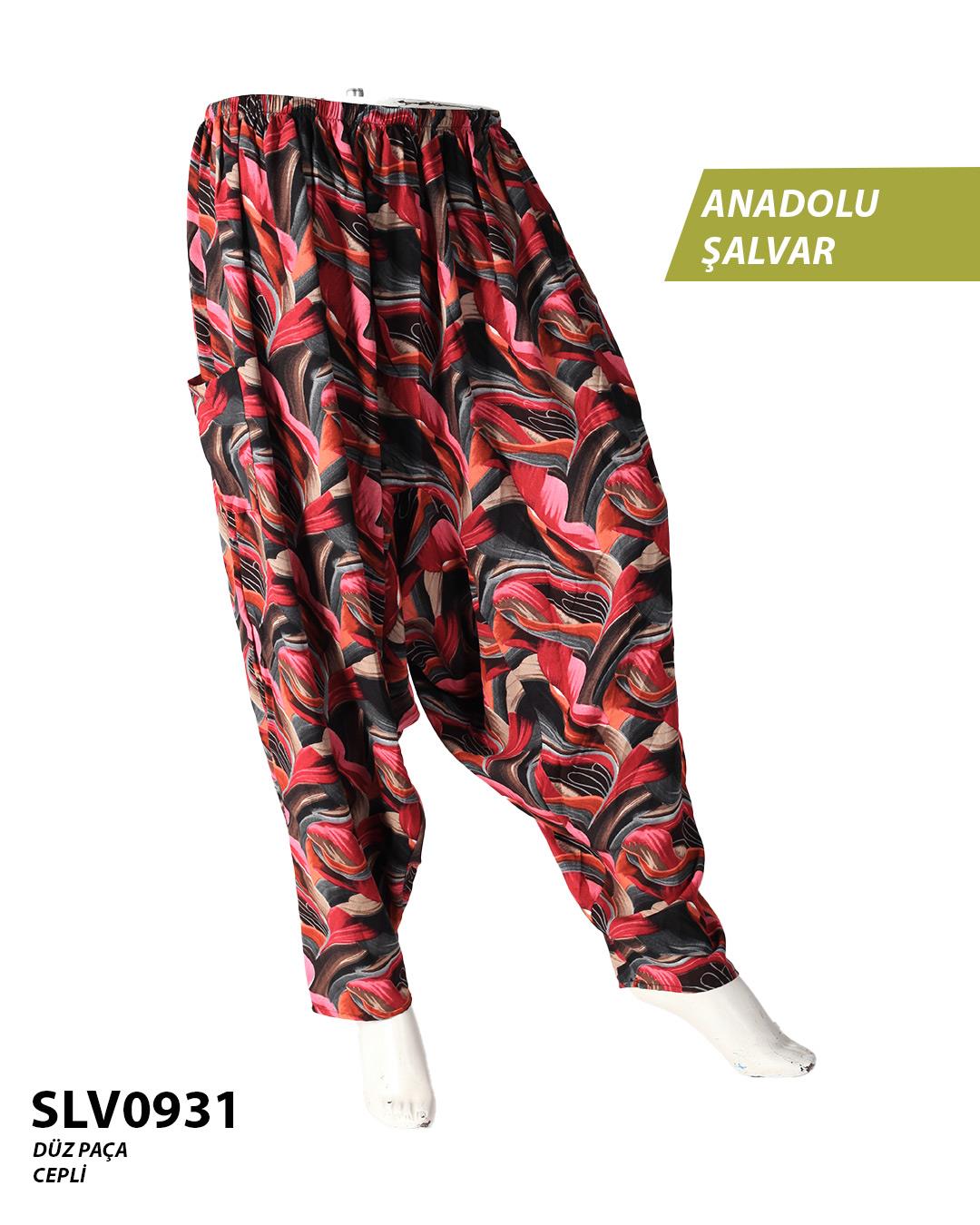 Viskon Düz Palça Anadolu Şalvar (Cepli) SLV0931-11606SLV0931