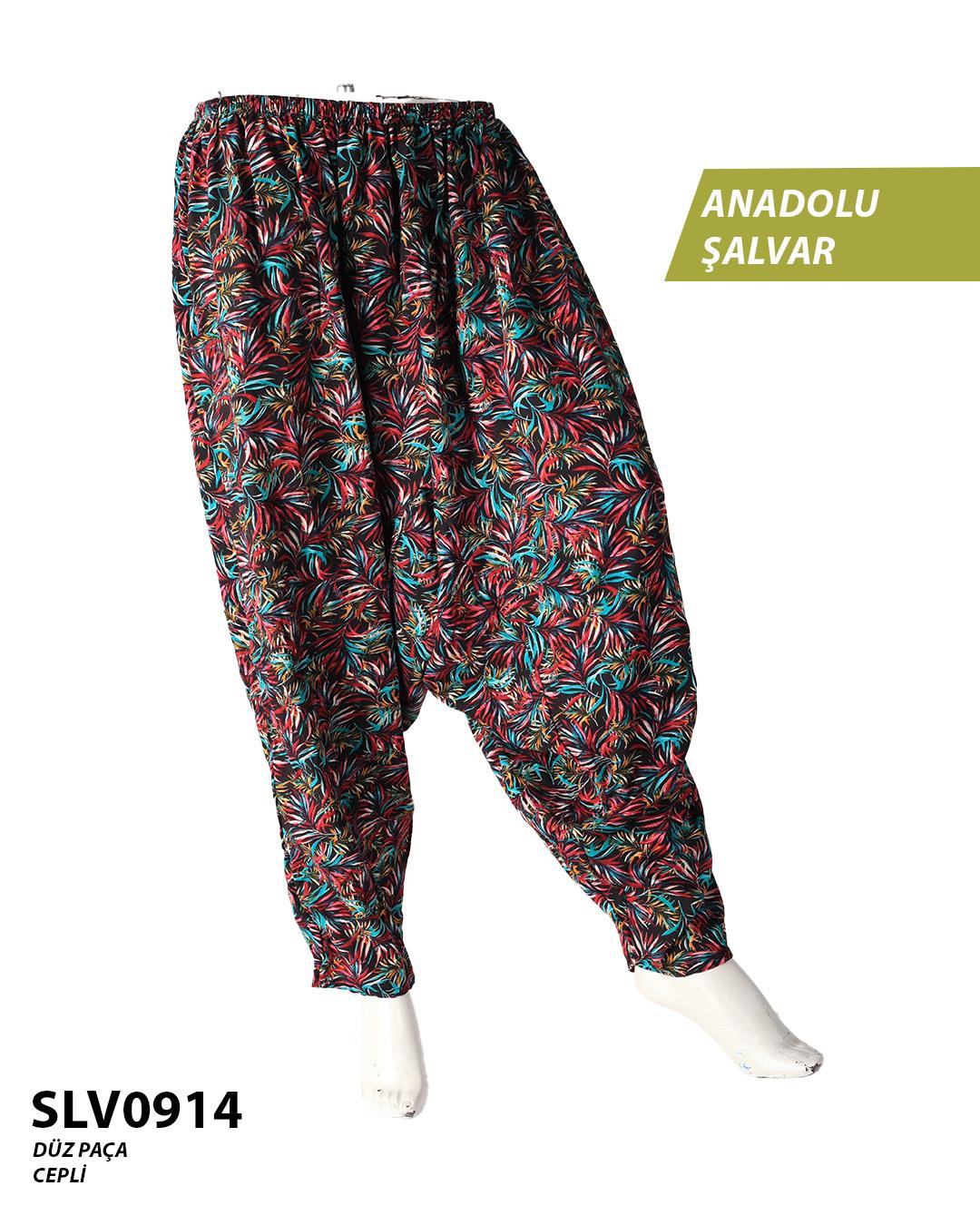 Viskon Düz Palça Anadolu Şalvar (Cepli) SLV0914-11201SLV0914