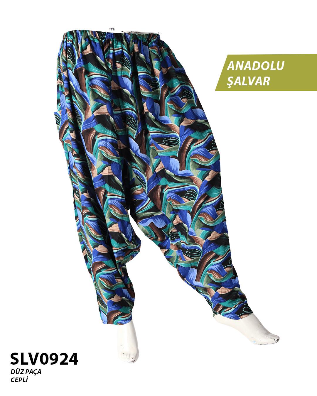 Viskon Düz Palça Anadolu Şalvar (Cepli) SLV0924-11505SLV0924