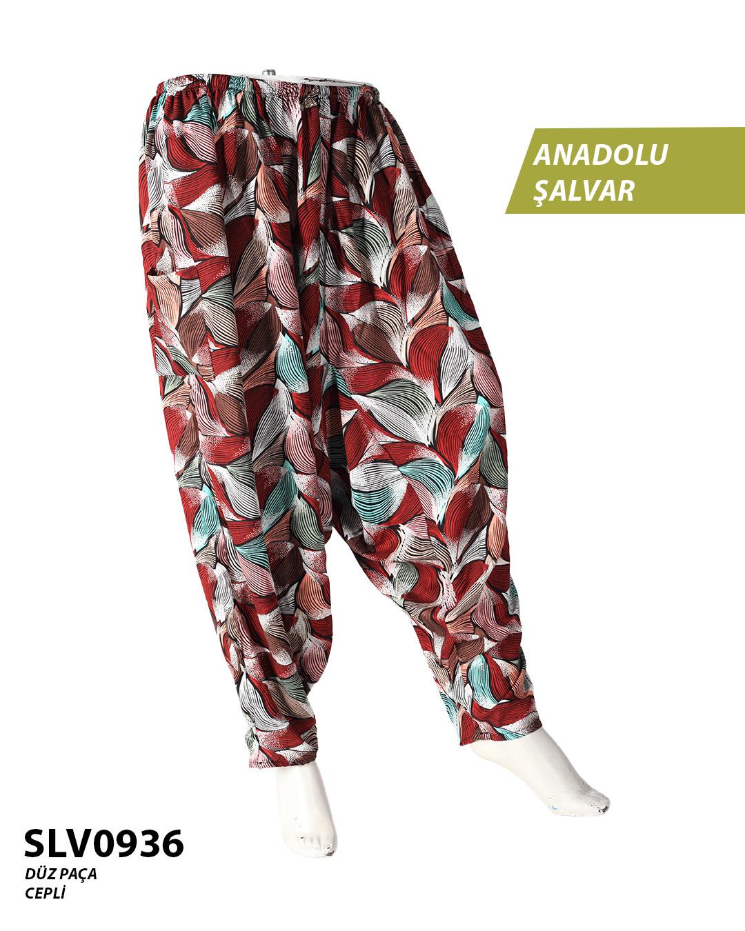 Viskon Düz Palça Anadolu Şalvar (Cepli) SLV0936-11708SLV0936