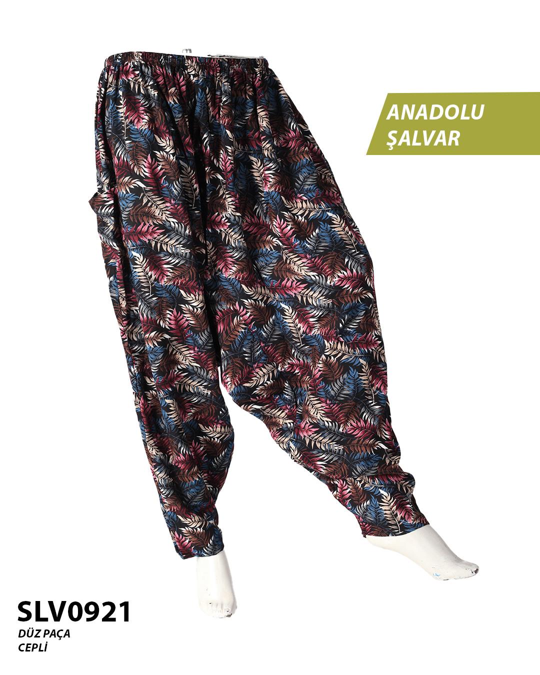 Viskon Düz Palça Anadolu Şalvar (Cepli) SLV0921-11501SLV0921