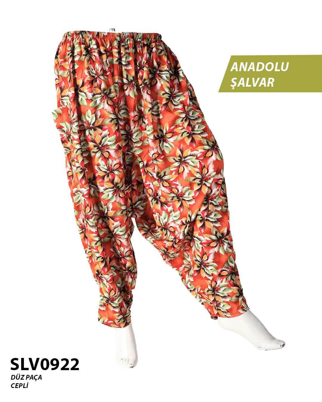 Viskon Düz Palça Anadolu Şalvar (Cepli) SLV0922-11502SLV0922