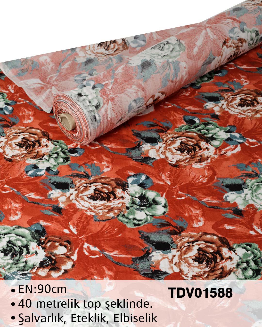 Yeni Sezon Dar En Pamuk Viskon Top Kumaş TDV01588TDV01588