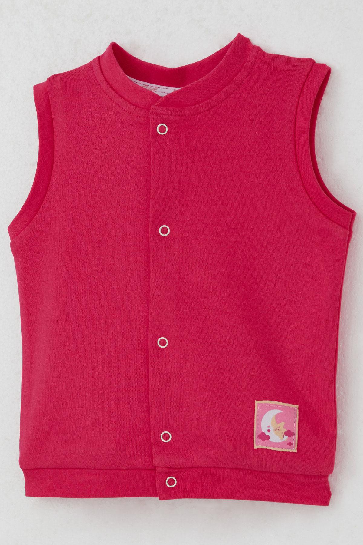 Breeze Kız Bebek Yelek Çıtçıtlı Sevimli Uykucu Yıldız Pembe (4 Ay-1 Yaş)
