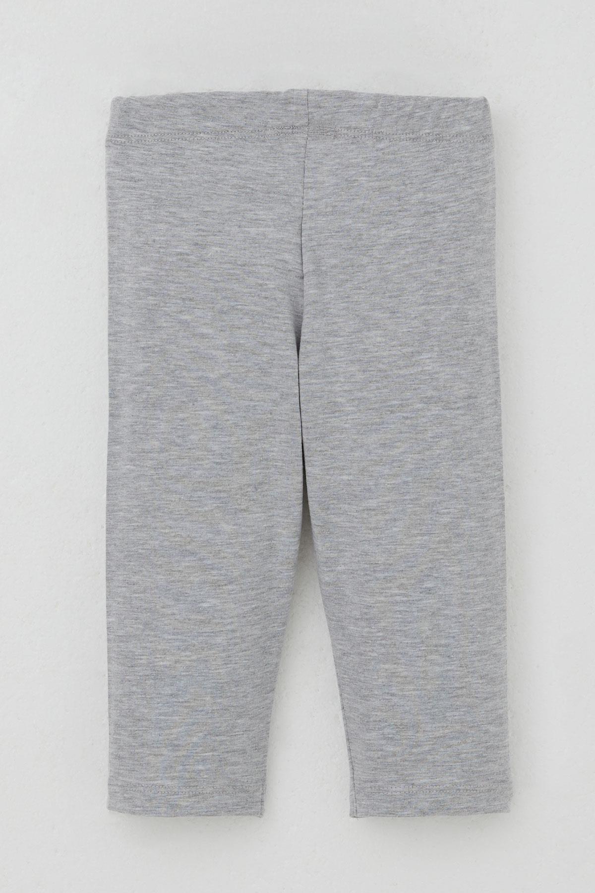 Breeze Kız Çocuk Kapri Taytlı Takım Çiçekli Kız Baskılı Pembe (1.5-5 Yaş)