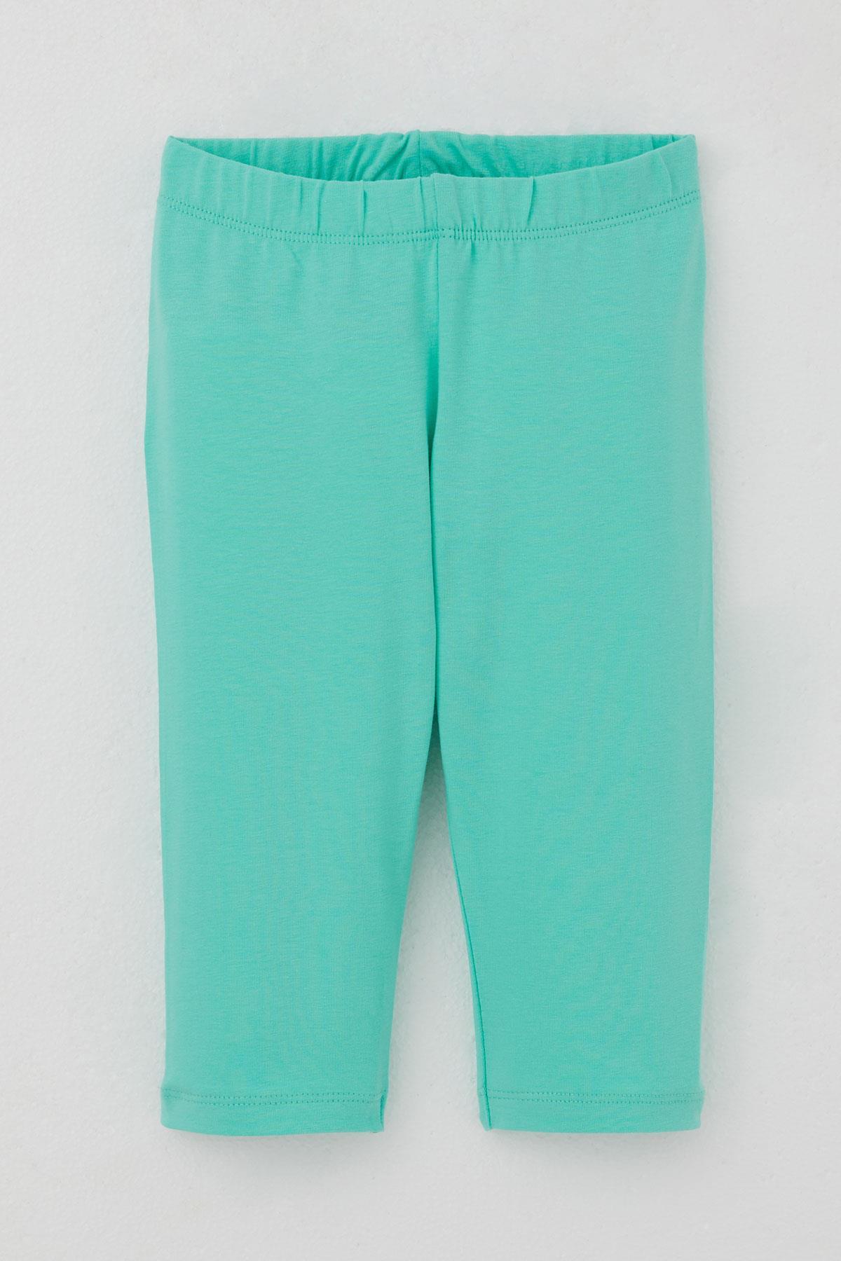 Breeze Kız Çocuk Kapri Taytlı Takım Çiçekli Kız Baskılı Ekru (1.5-5 Yaş)