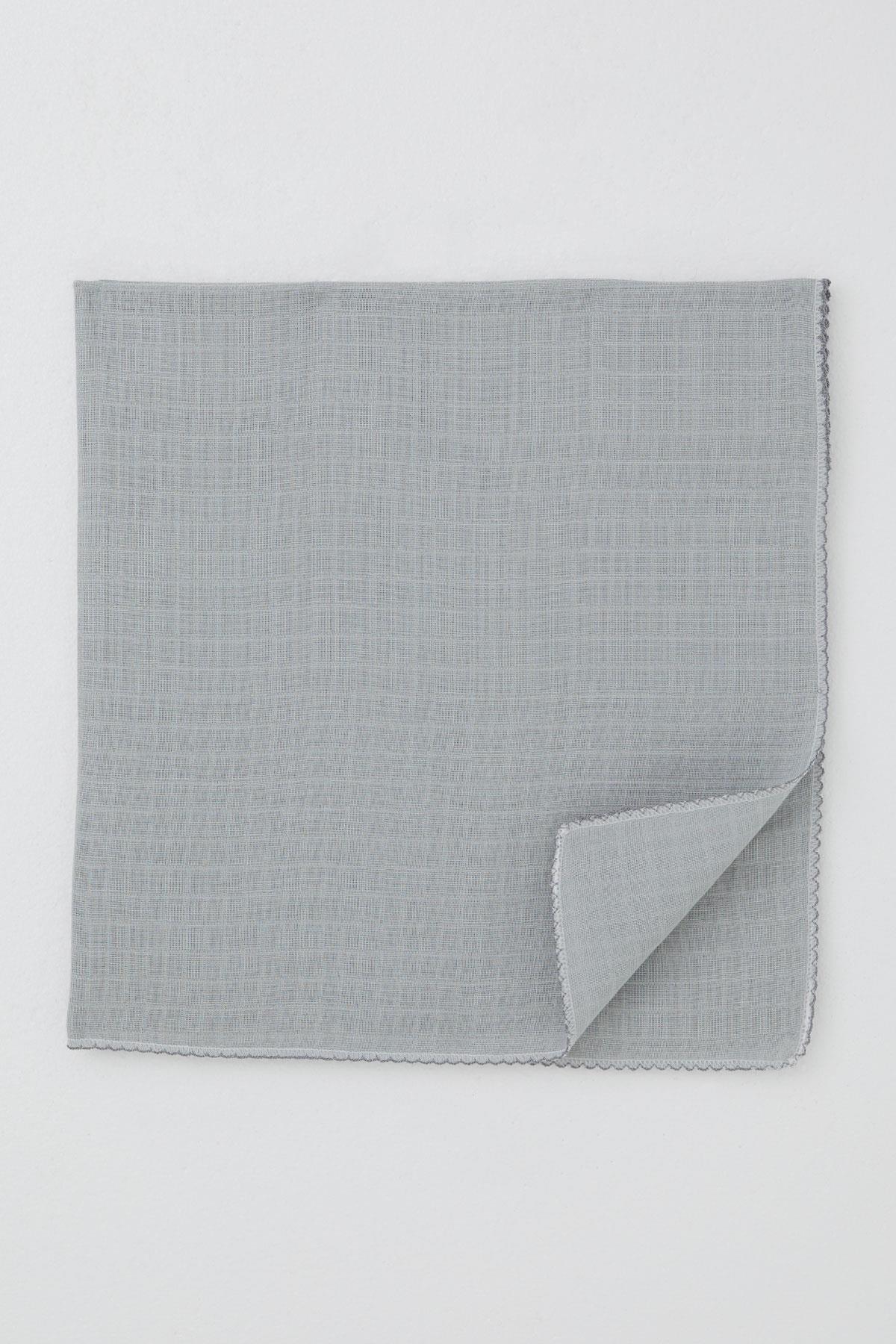 Breeze Yenidoğan Bebek Müslin Battaniye Kendinden Desenli Gri (Standart)