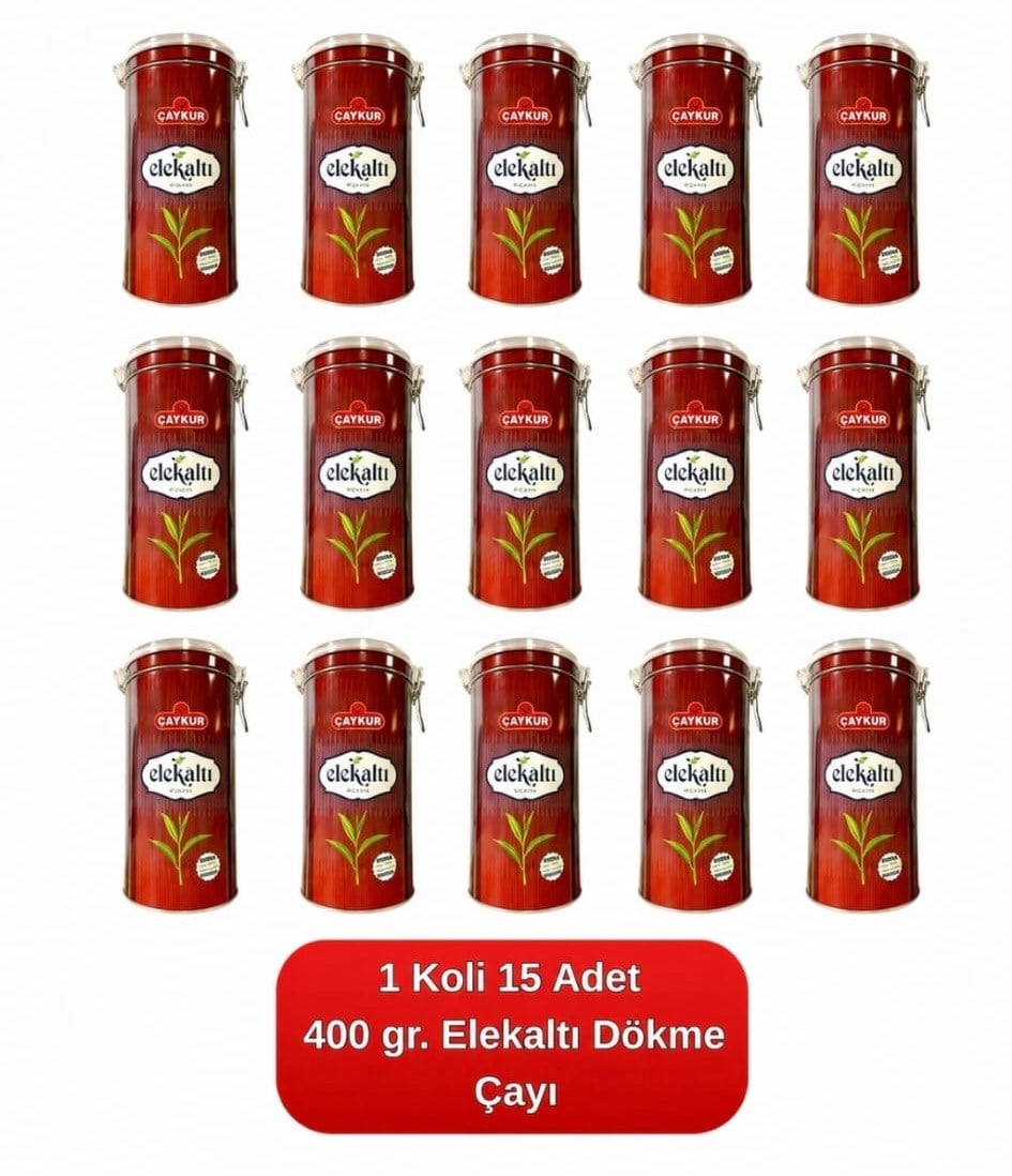 Elekaltı Dökme Çay 400 gr. 15'li Koli 