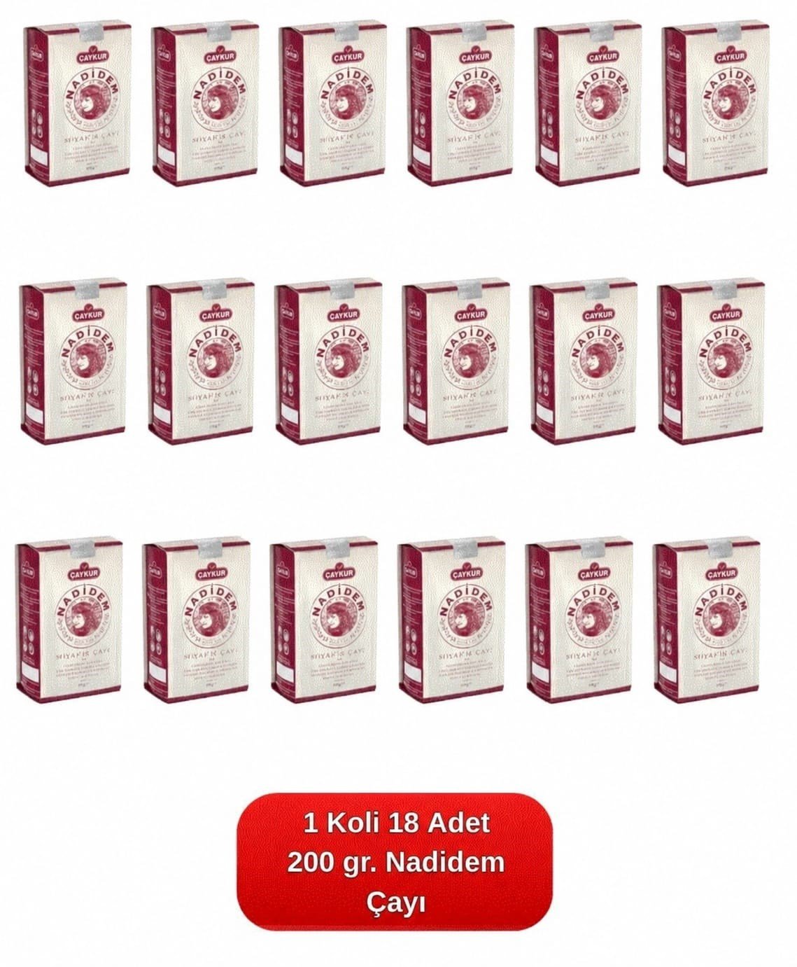 NADİDEM Misafir Çayı 200 gr. 18'li Koli 