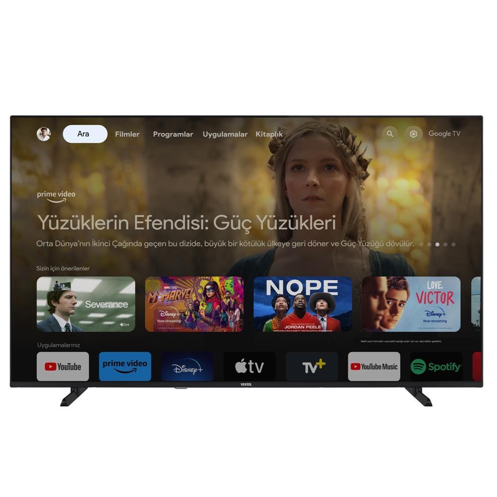 Vestel4K UHD ANDROİD 9 SERİSİVestel 55QG9840 55'' 139 Ekran 4K Smart QLED Google TV