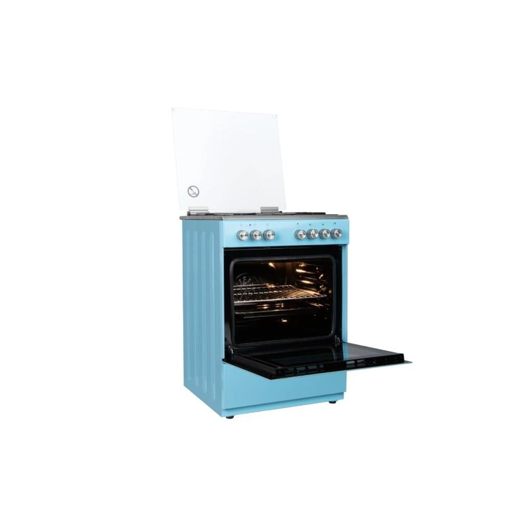 VestelAnkastre FırınlarVestel SF 8400 Retro Düş Mavisi 4 Gözü Gazlı A Enerji Sınıfı Solo Fırın