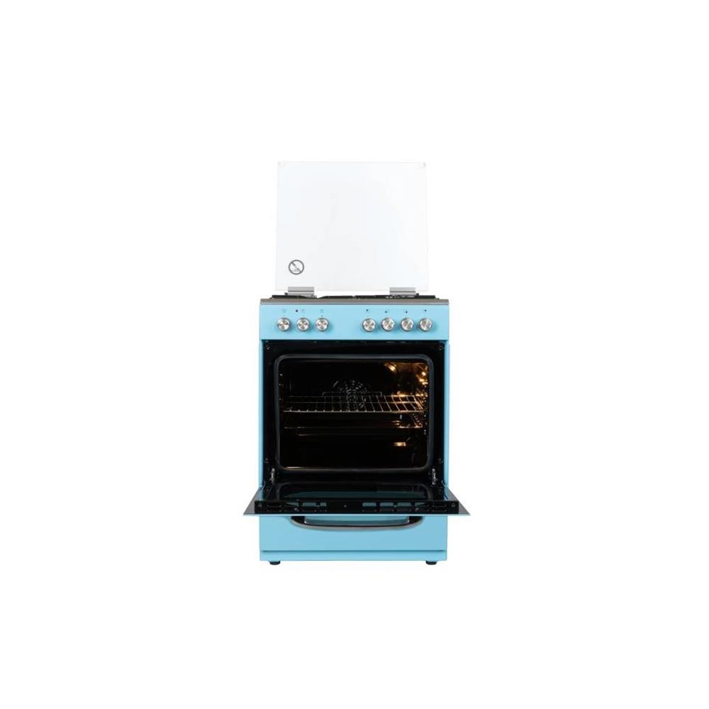 VestelAnkastre FırınlarVestel SF 8400 Retro Düş Mavisi 4 Gözü Gazlı A Enerji Sınıfı Solo Fırın