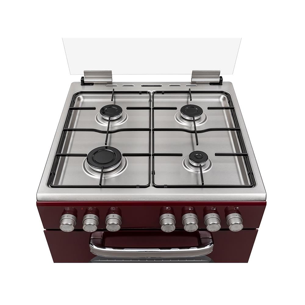 VestelAnkastre FırınlarVestel SF 8400 Retro Bordo 4 Gözü Gazlı A Enerji Sınıfı Solo Fırın