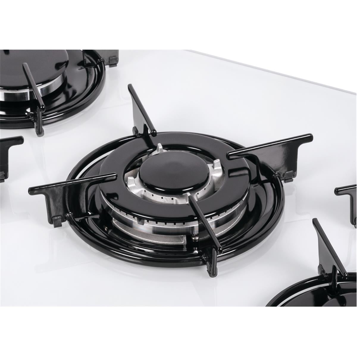 VestelAnkastre OcaklarVestel BH - 7115 WW 5 Göz Gaz Önden Kontrol Beyaz Cam Tablalı Çerçeveli Ocak