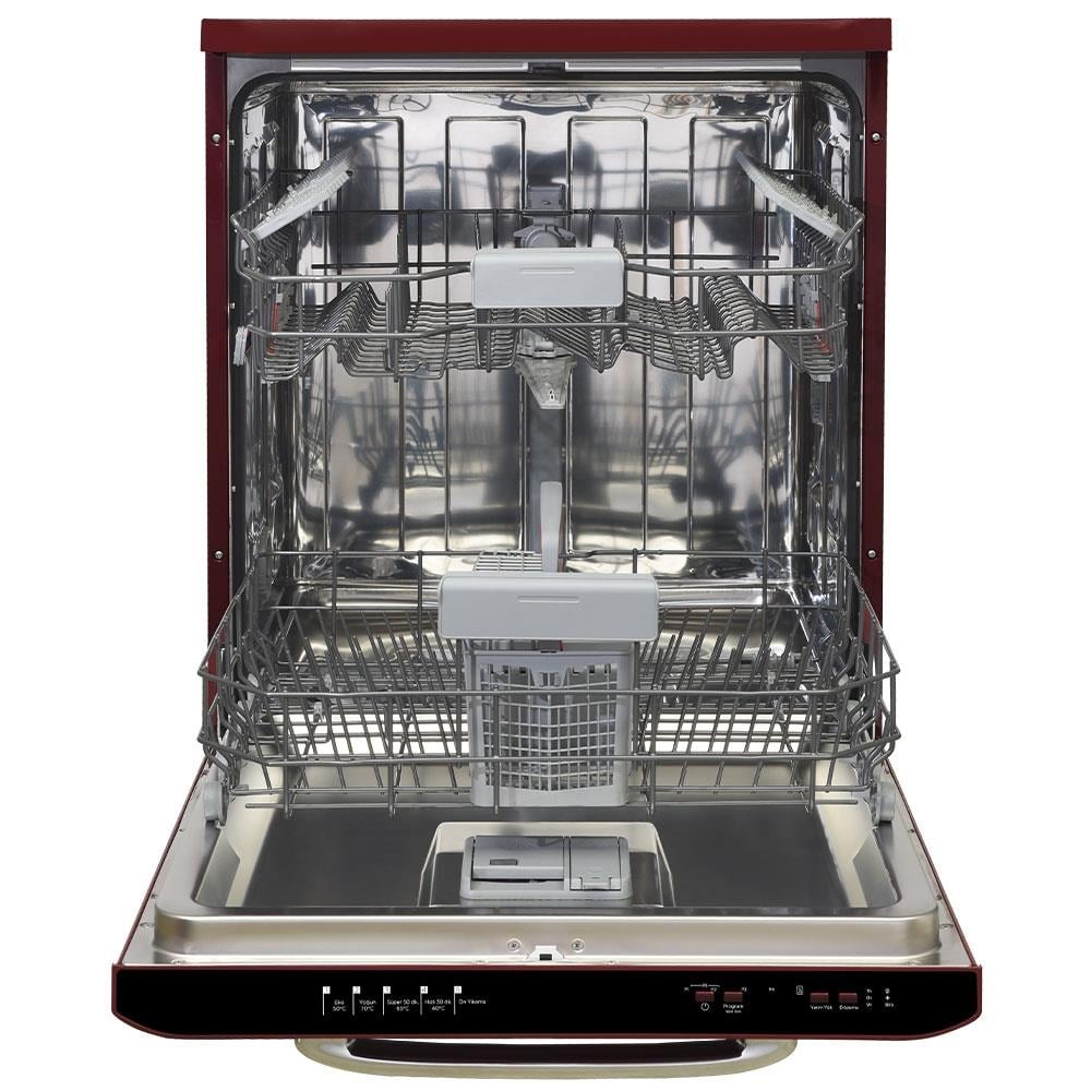 VestelBulaşık MakineleriVestel BM 5001 Retro Bordo 5 Programlı Bulaşık Makinesi