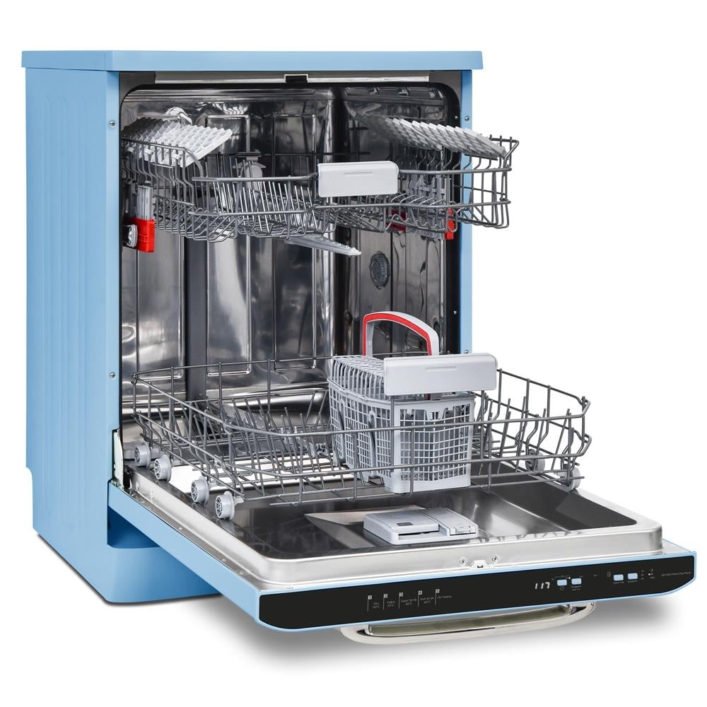 VestelBulaşık MakineleriVestel BM 5001 Retro Düş Mavisi 5 Programlı Bulaşık Makinesi