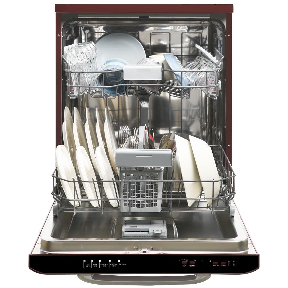 VestelBulaşık MakineleriVestel BM 5001 Retro Bordo 5 Programlı Bulaşık Makinesi